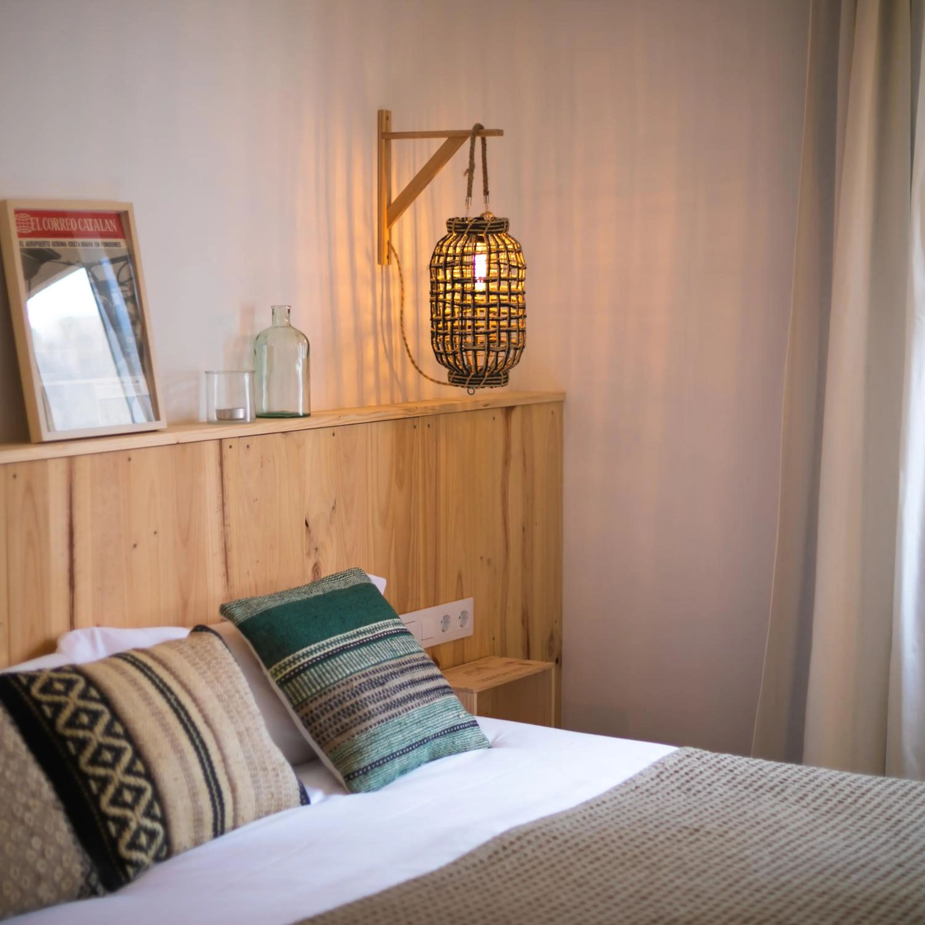 Bed in Hostal Sa Teula