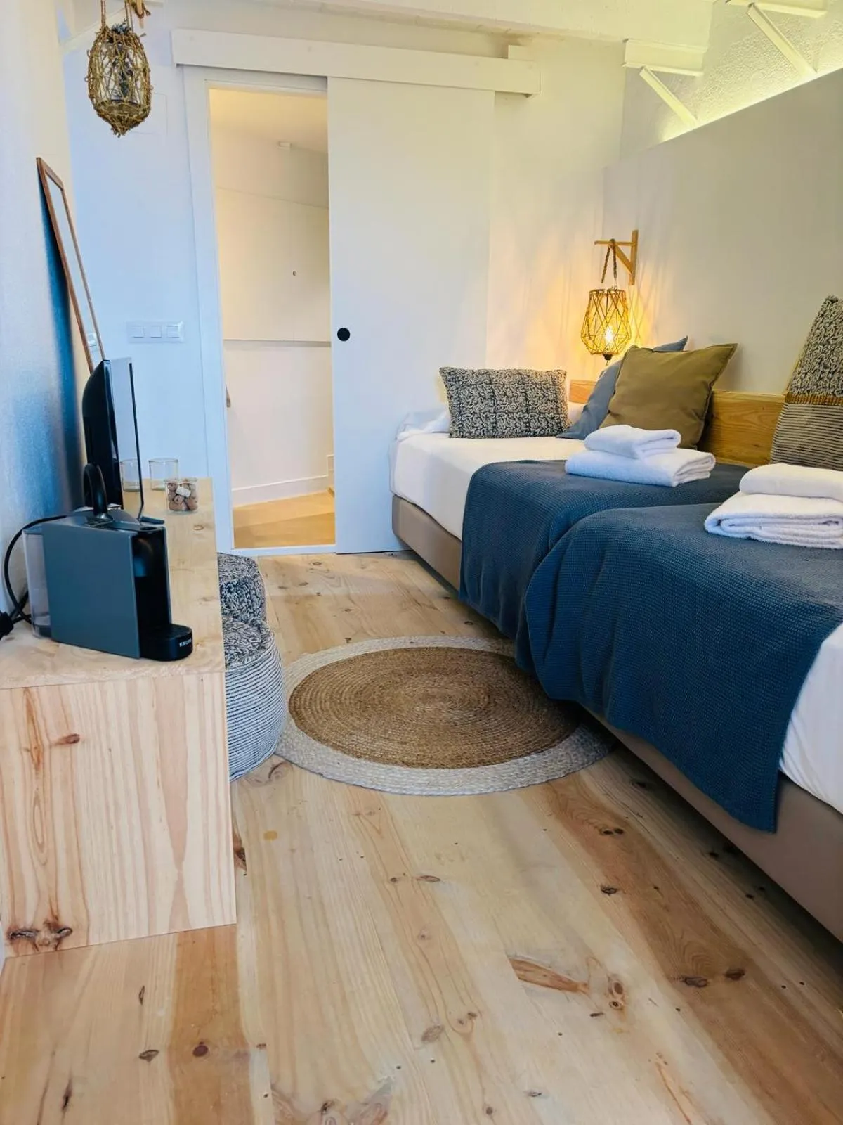 Bed in Hostal Sa Teula