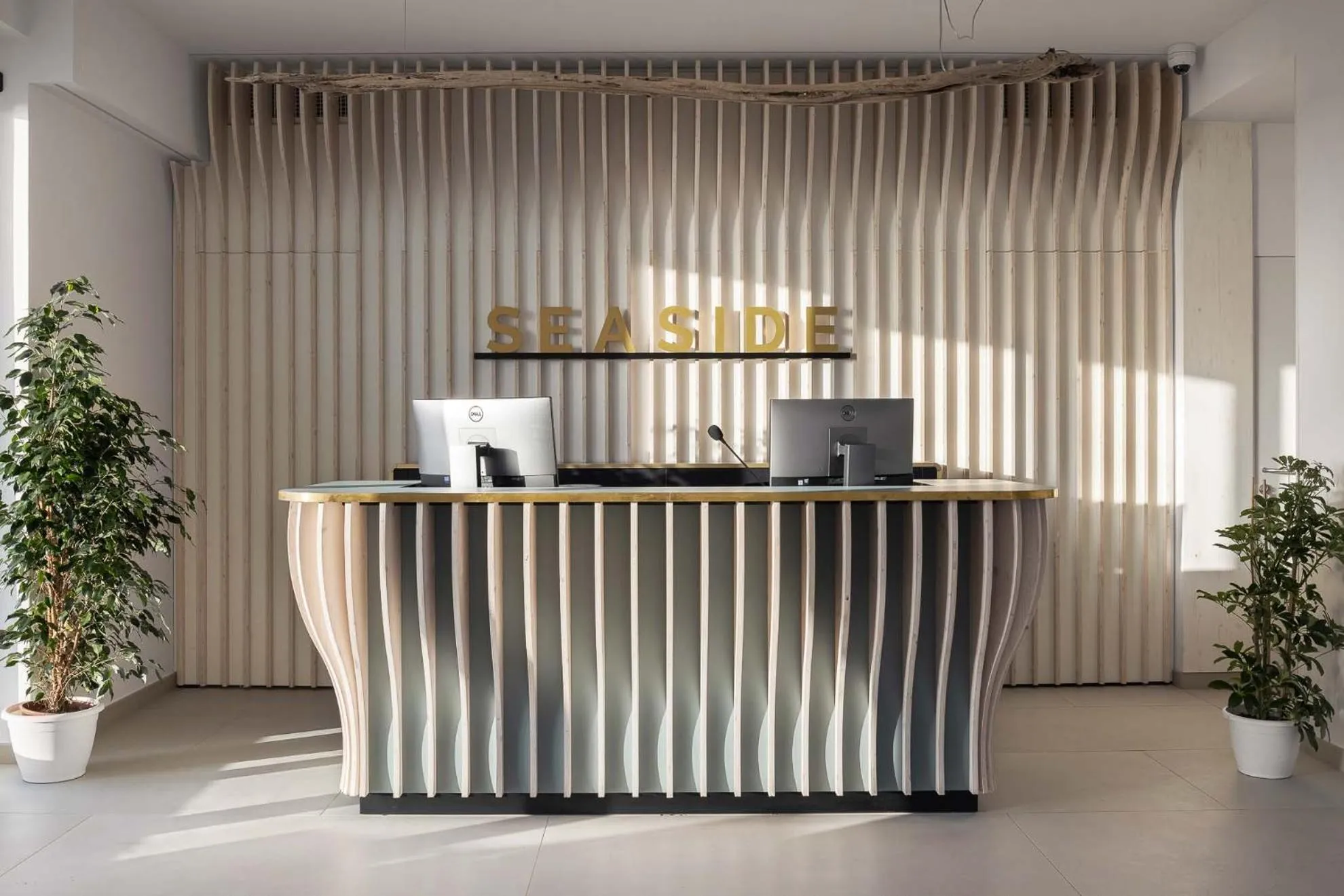 Lobby or reception in Seaside Hotel