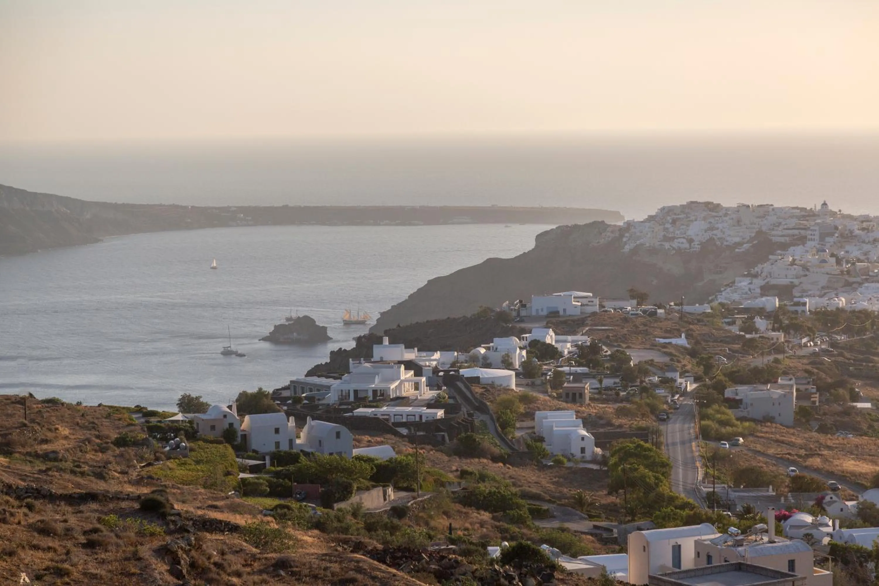 Sunset in Nimbus Santorini
