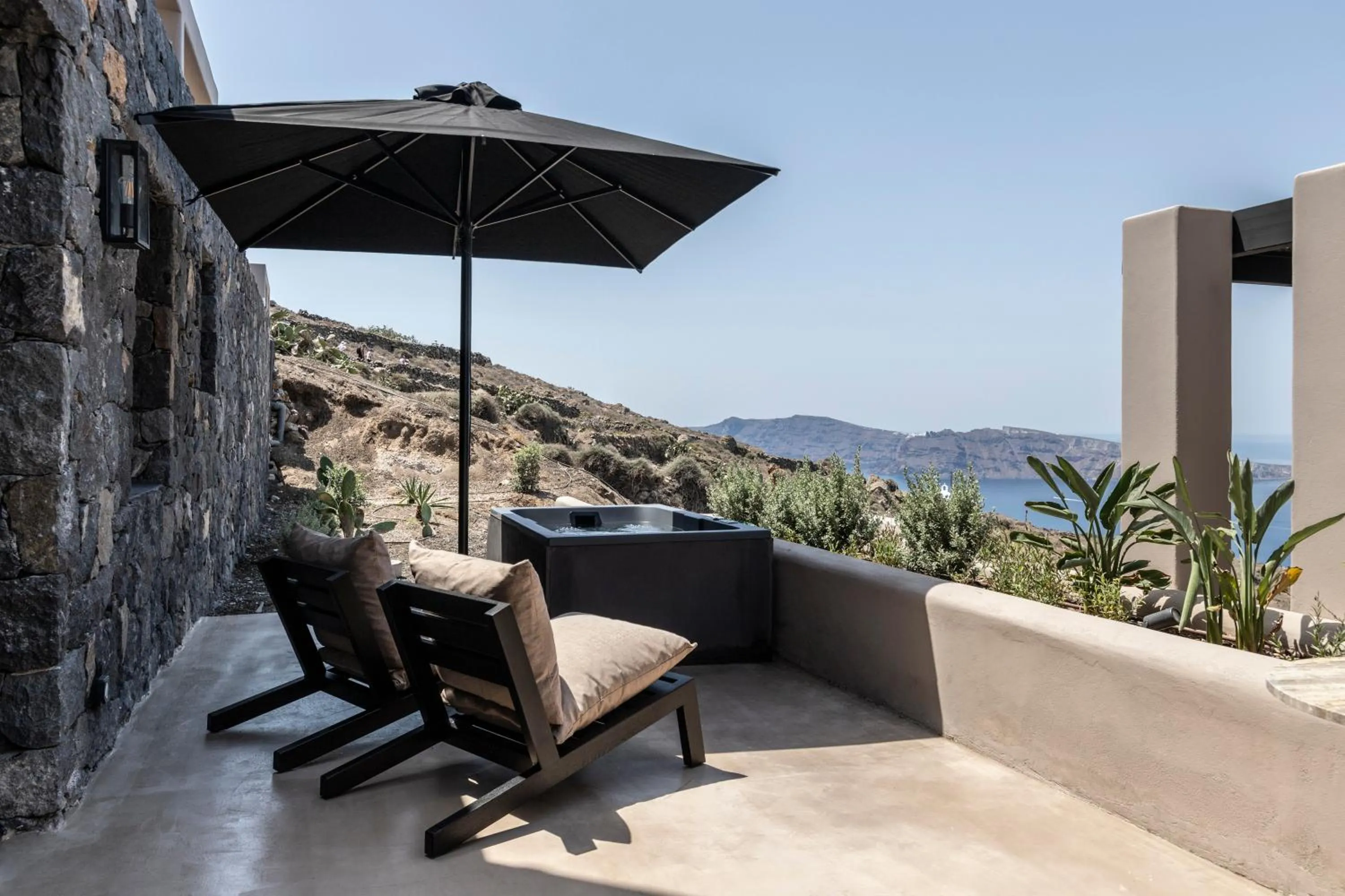 Hot Tub in Nimbus Santorini