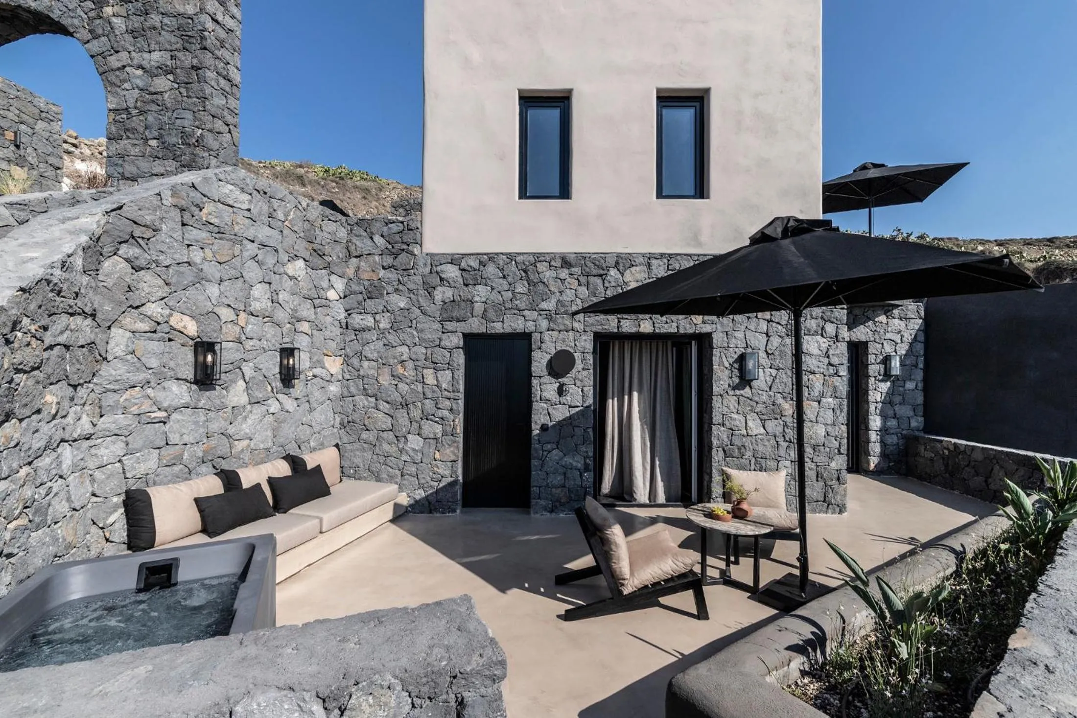 Hot Tub in Nimbus Santorini