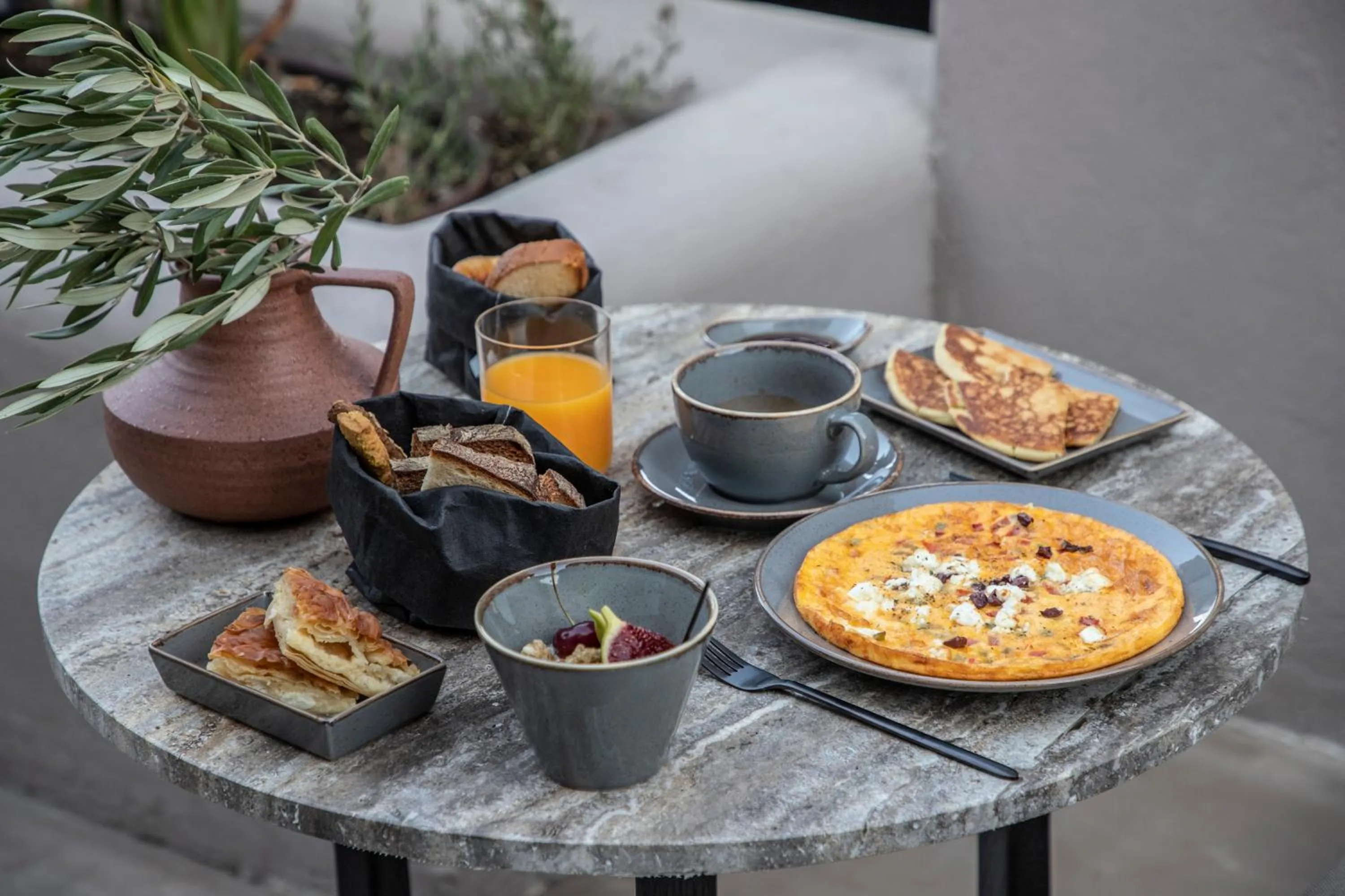 Breakfast in Nimbus Santorini