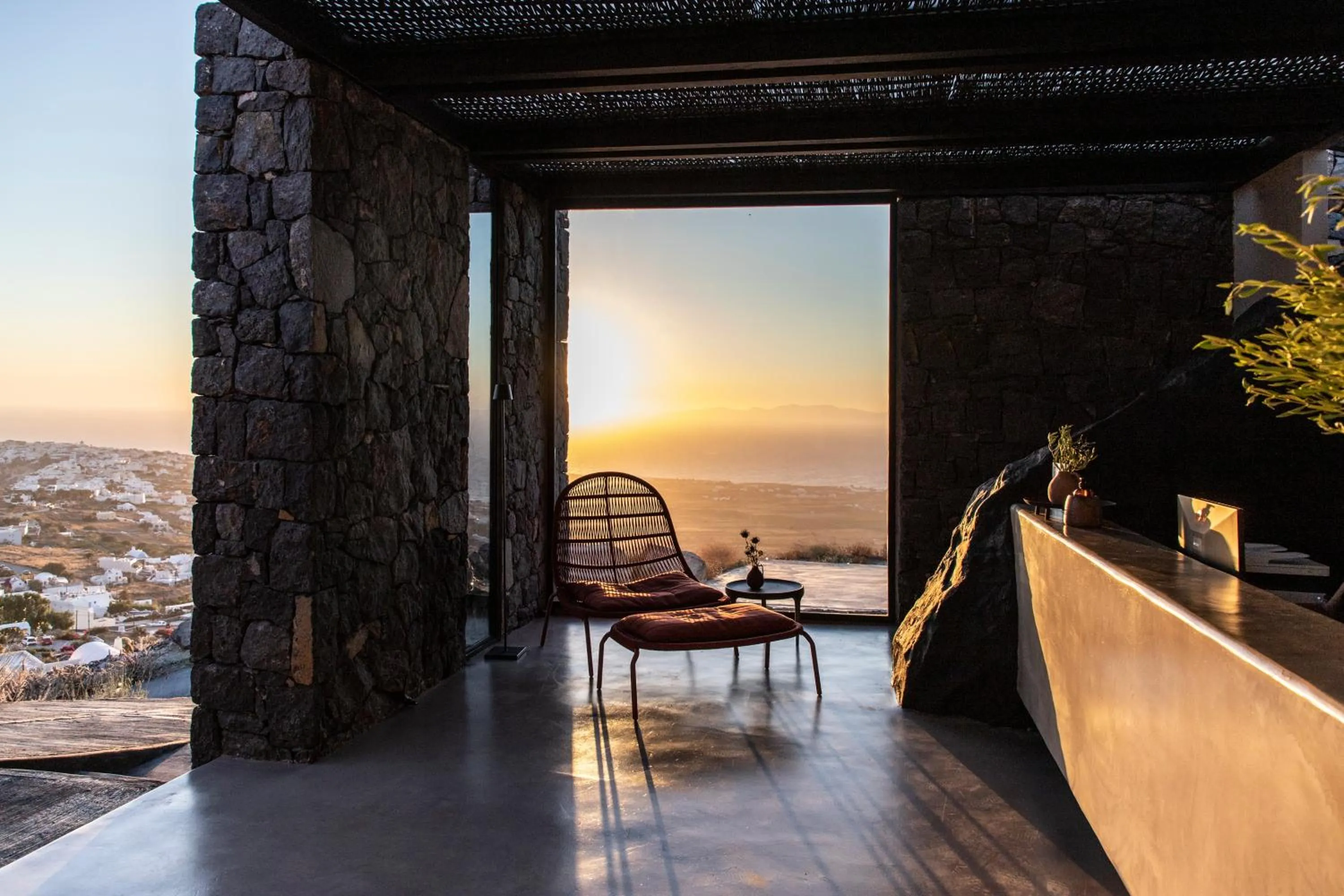 Lobby or reception in Nimbus Santorini