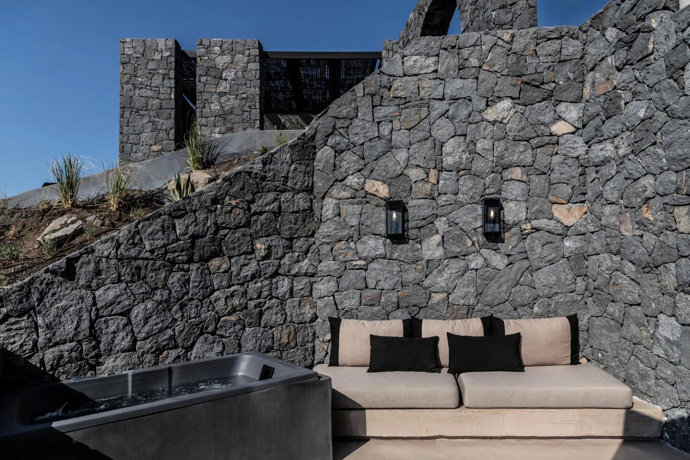 Hot Tub in Nimbus Santorini