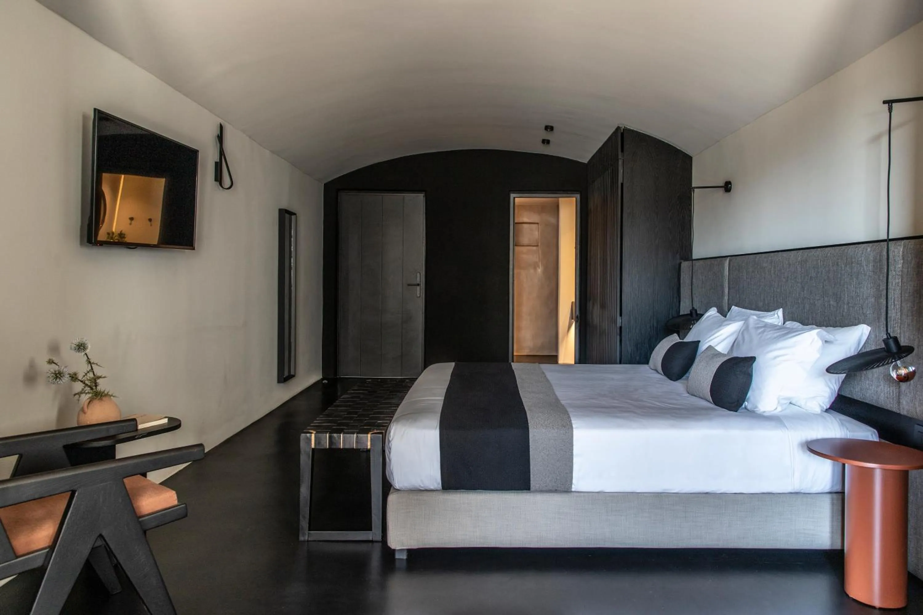 Bed in Nimbus Santorini