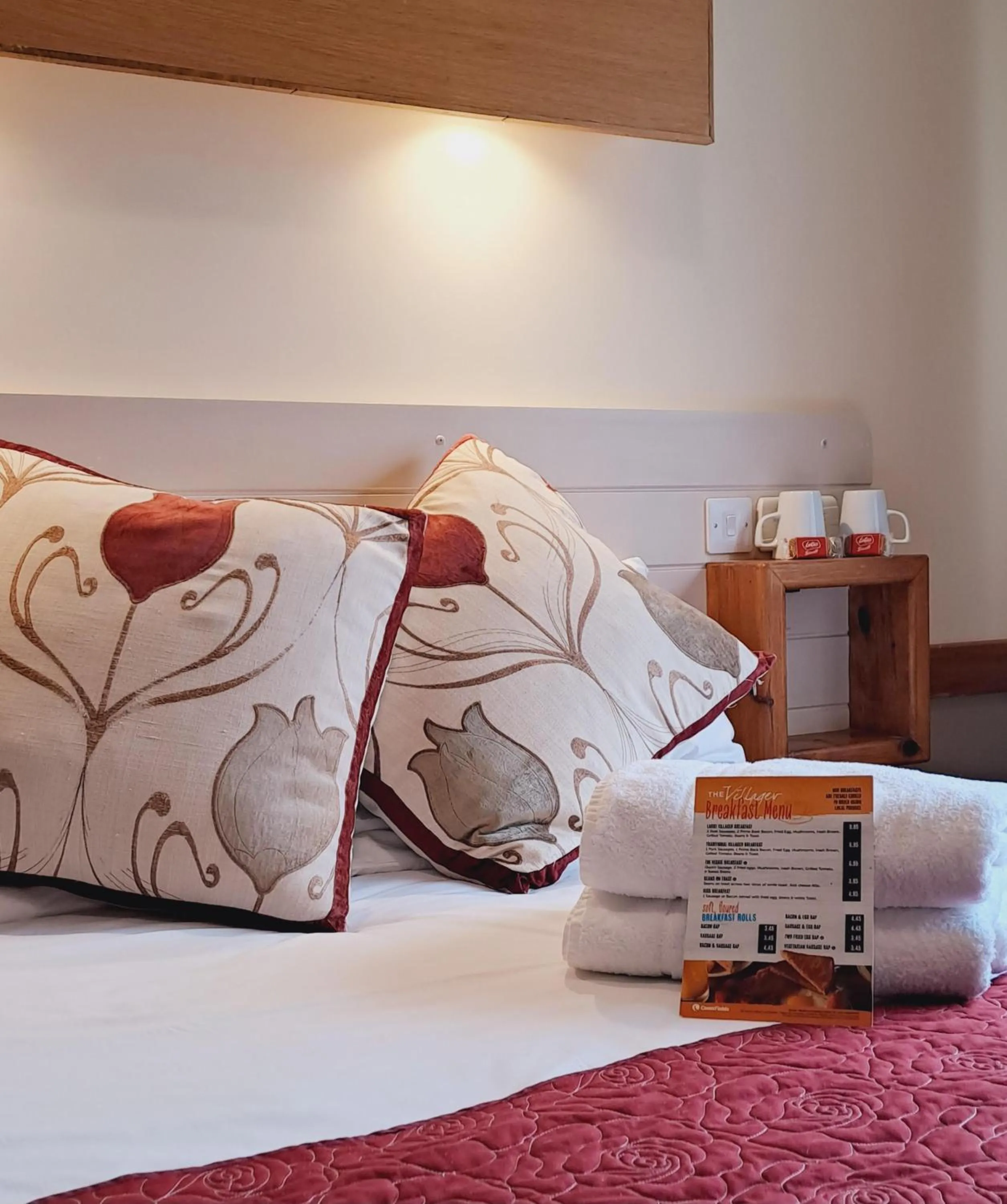 Bed in Villager Hotel, Ingoldmells