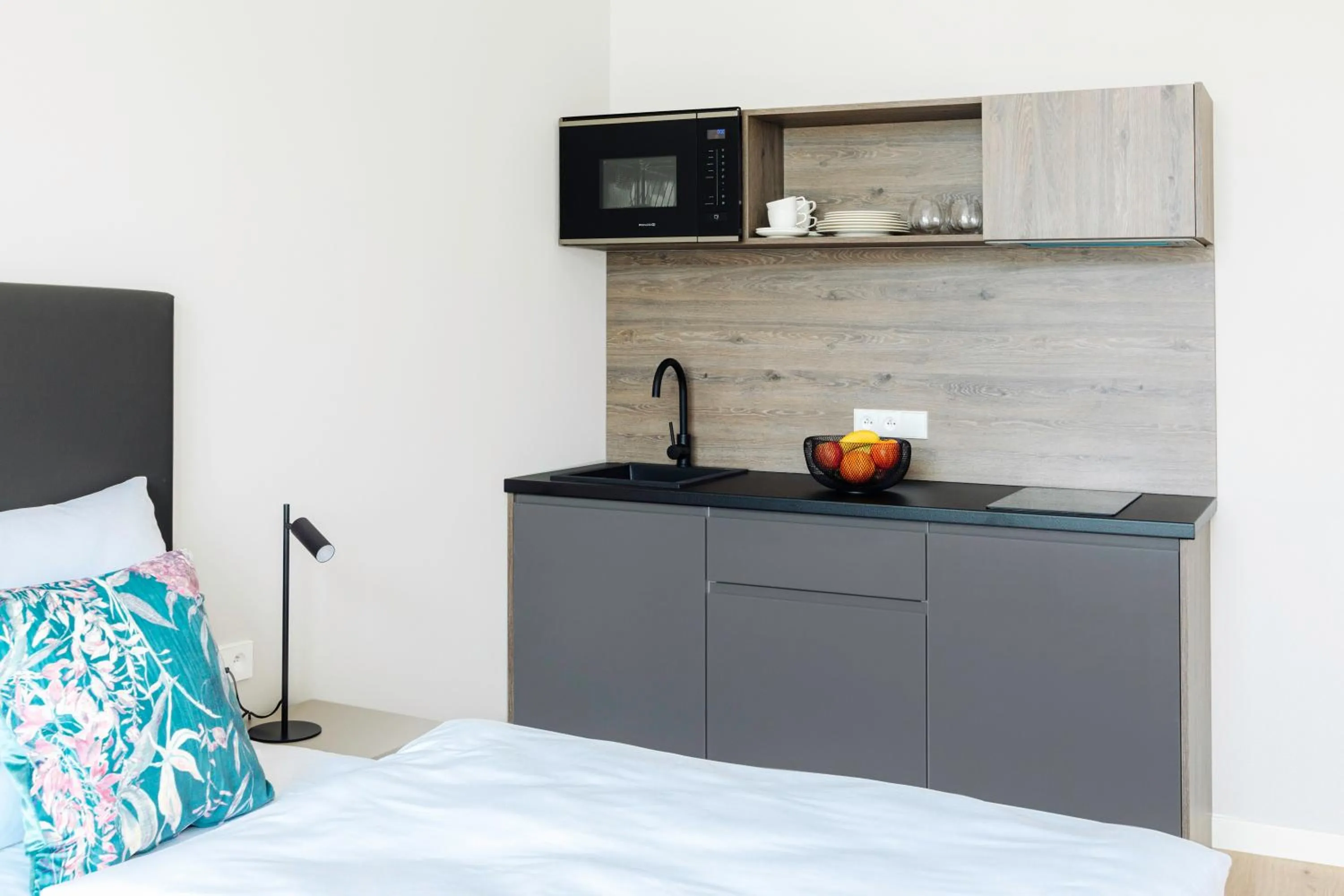 Kitchen or kitchenette, Bed in Franz BY ZEITRAUM