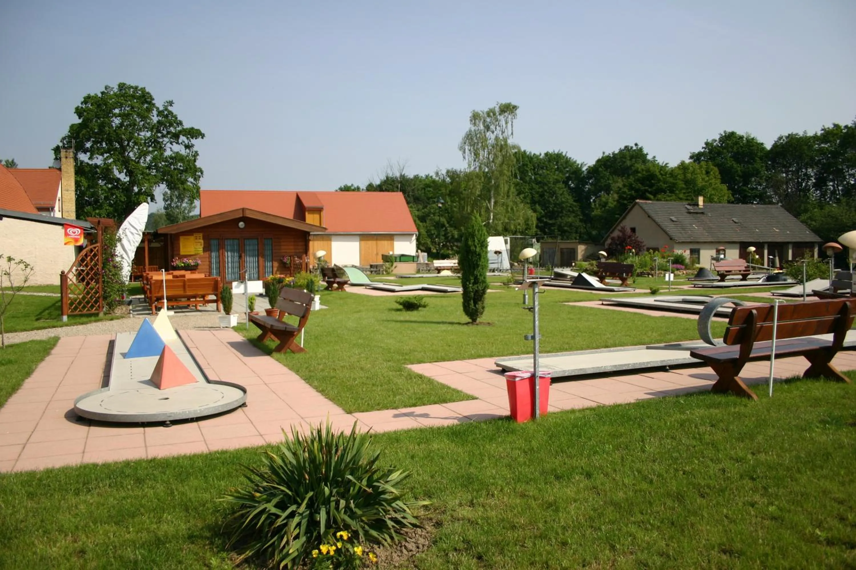 Minigolf in Gästehaus Kloster Nimbschen