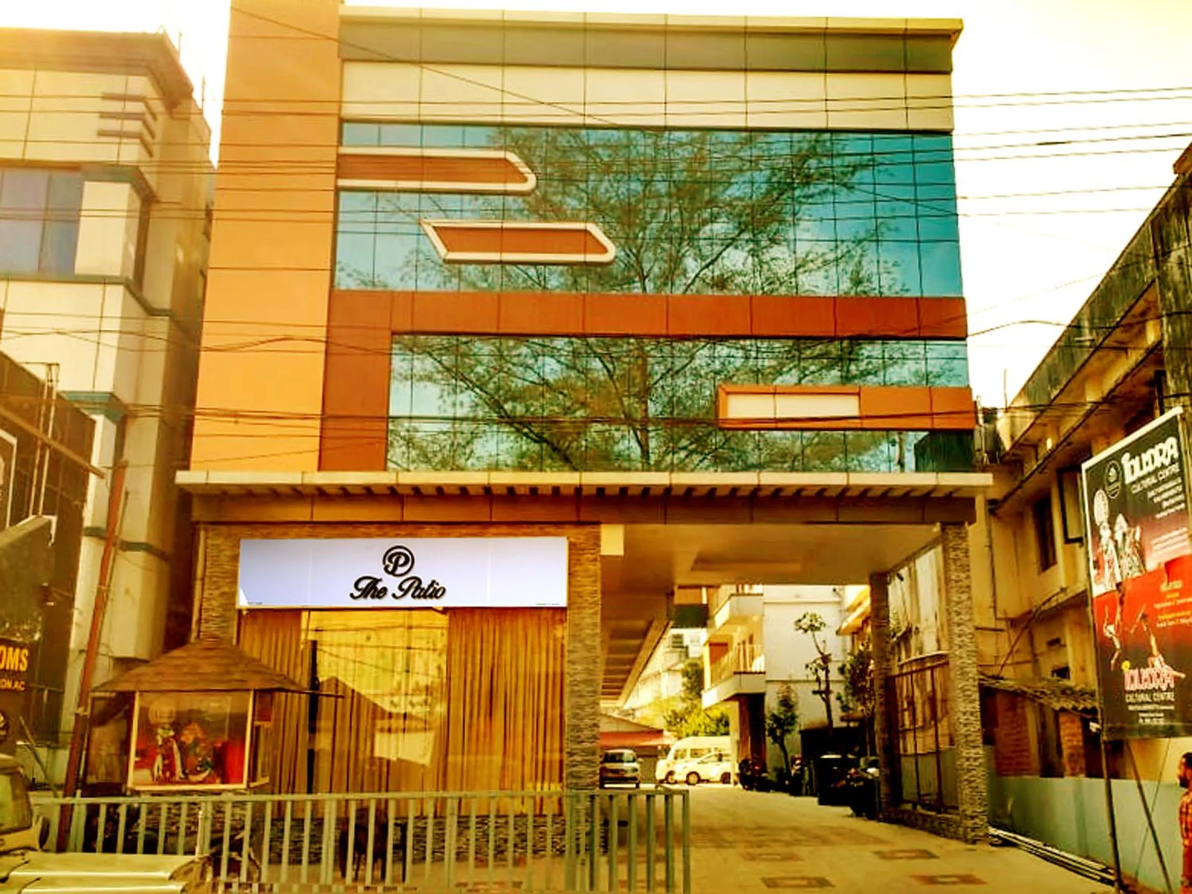 Facade/entrance in The Patio Thekkady