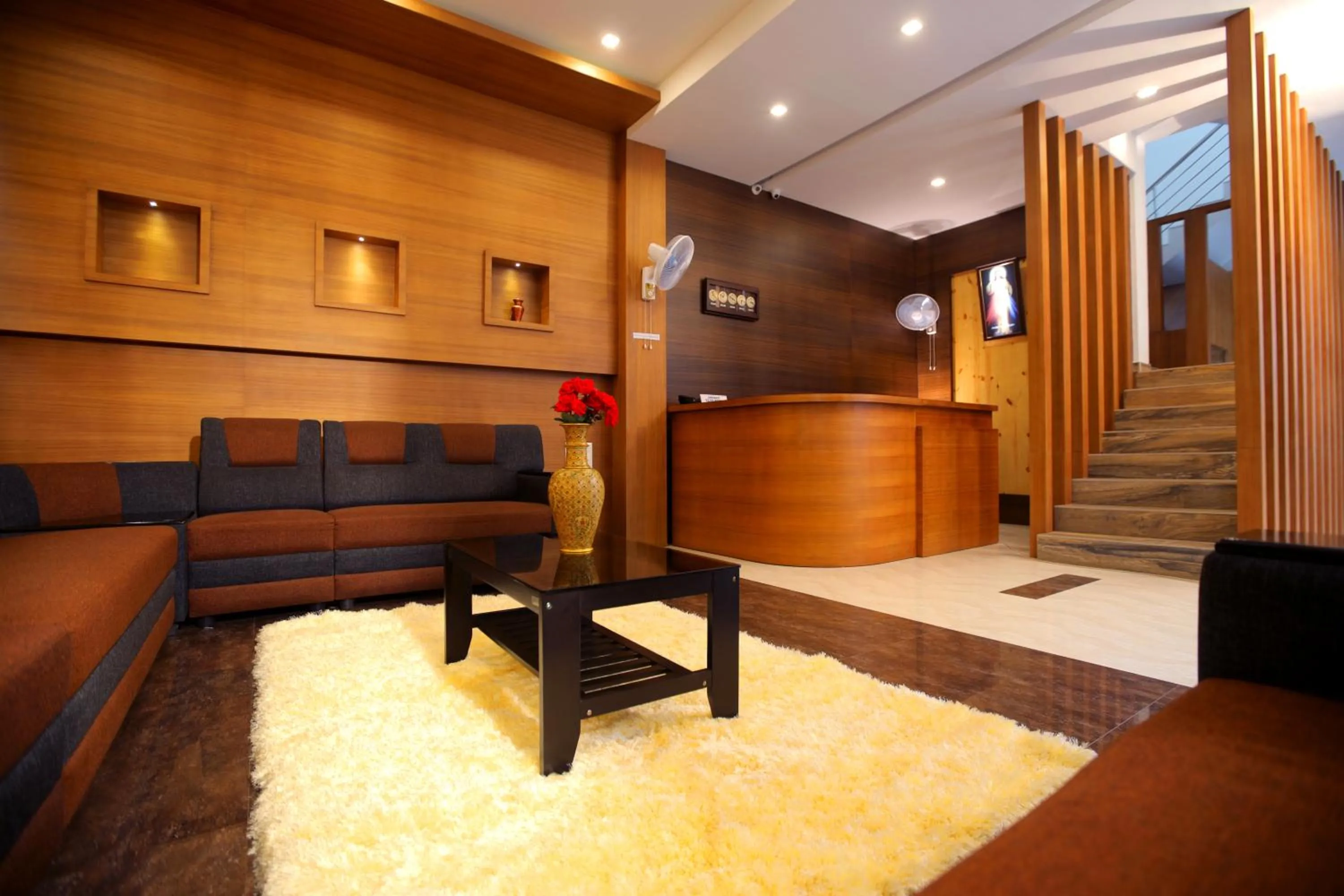 Lobby or reception in The Patio Thekkady