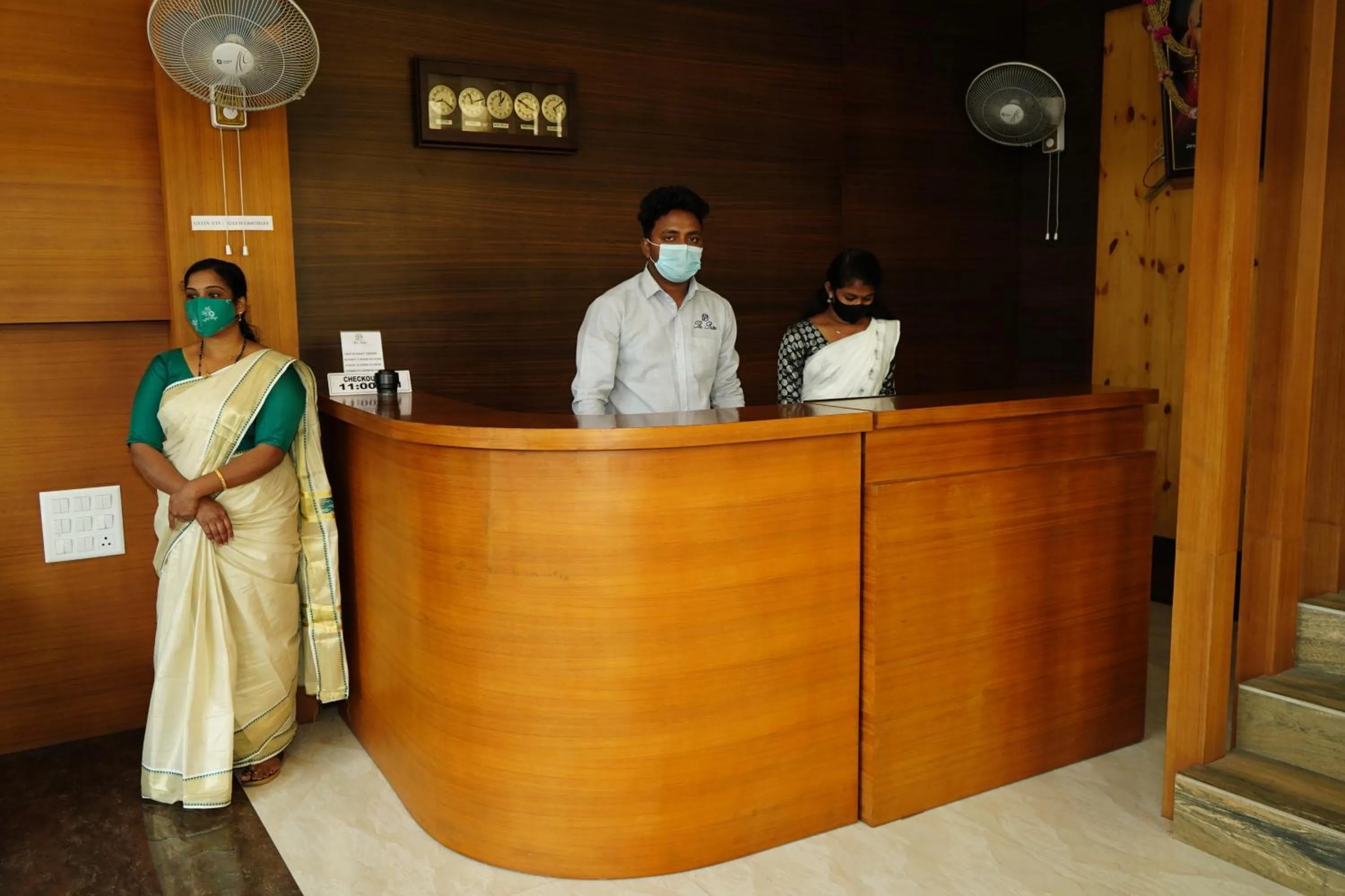 Staff in The Patio Thekkady