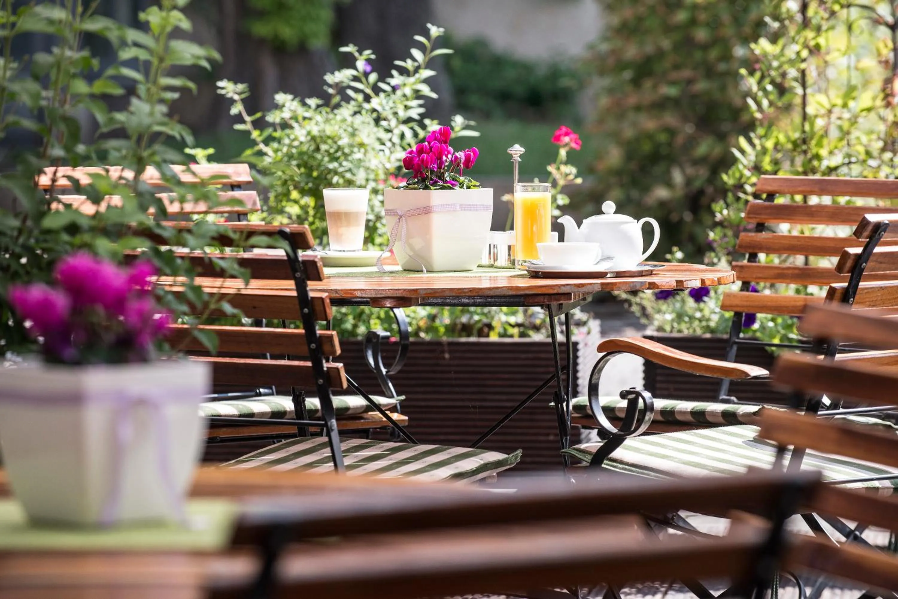 Patio in Best Western Soibelmanns Lutherstadt Wittenberg