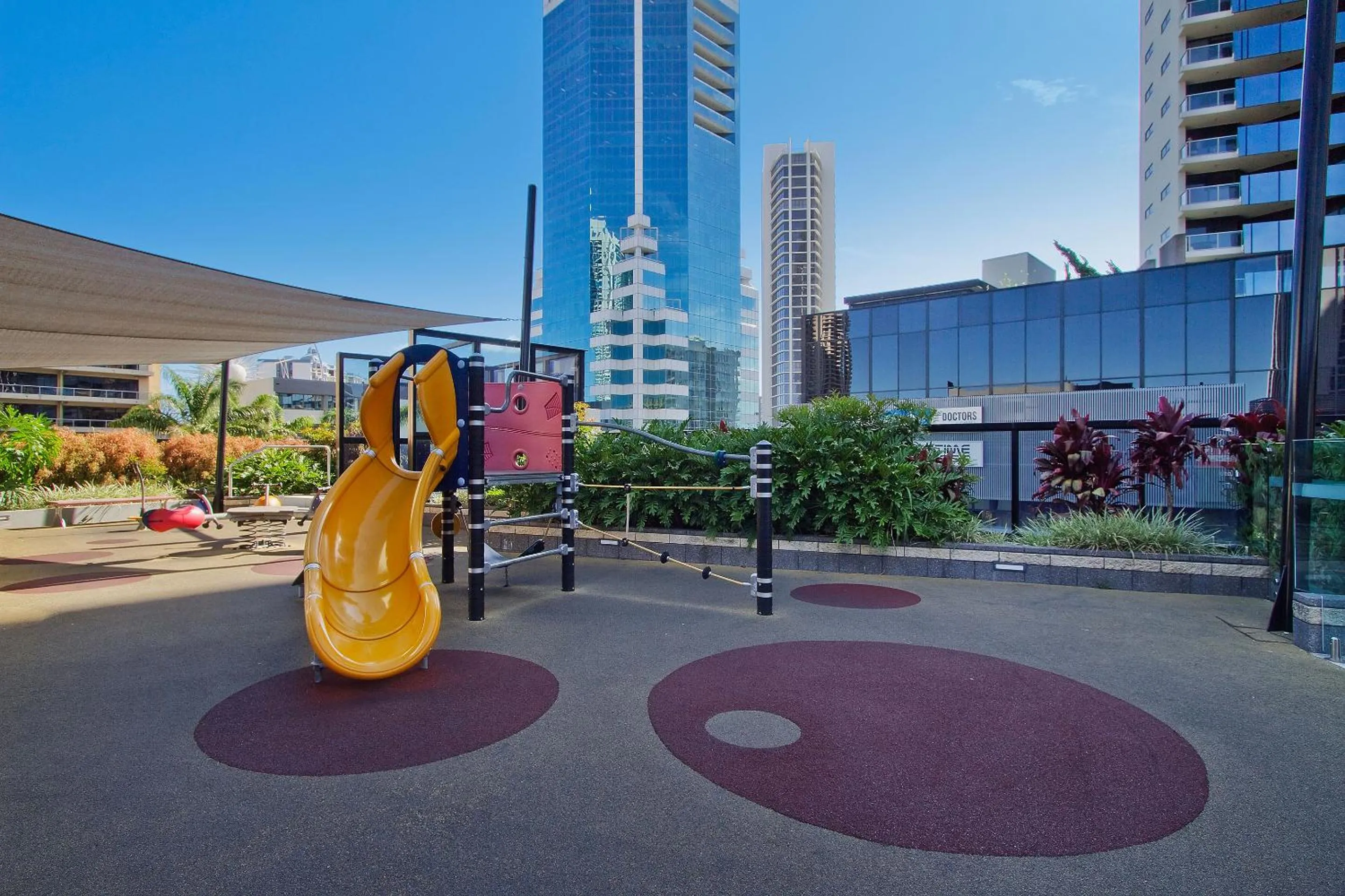 Children play ground in Circle on Cavill - QStay