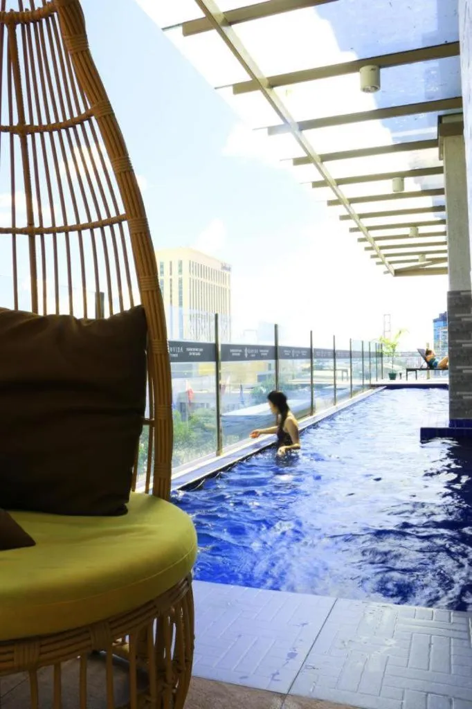 Swimming pool in Joyful Hub with Netflix at Sunvida
