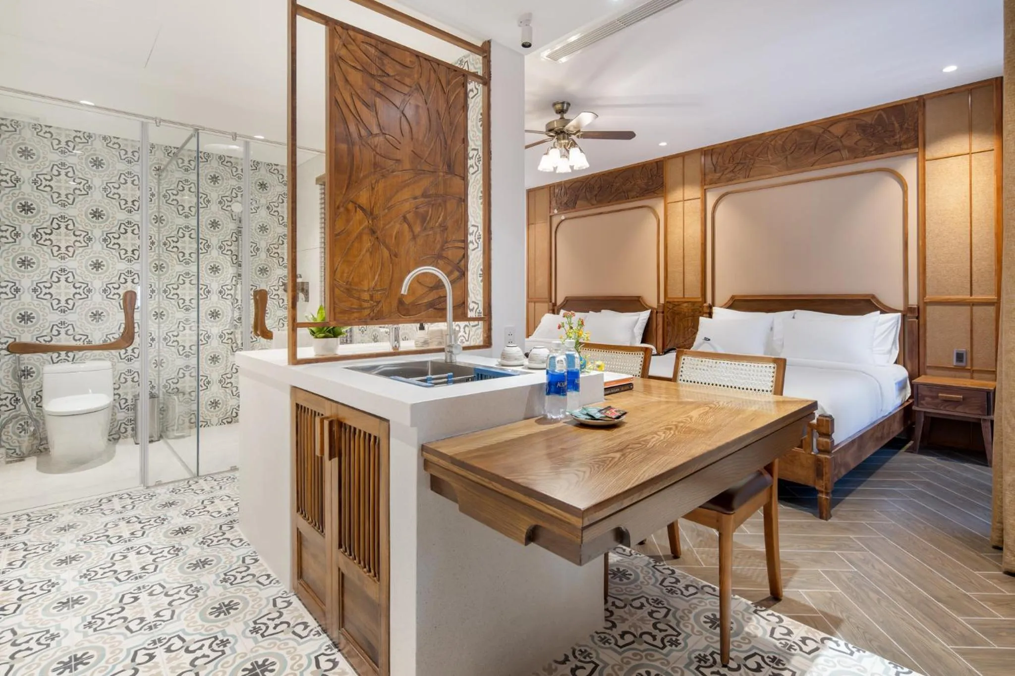 Kitchen or kitchenette in VernalHome Boutique Danang