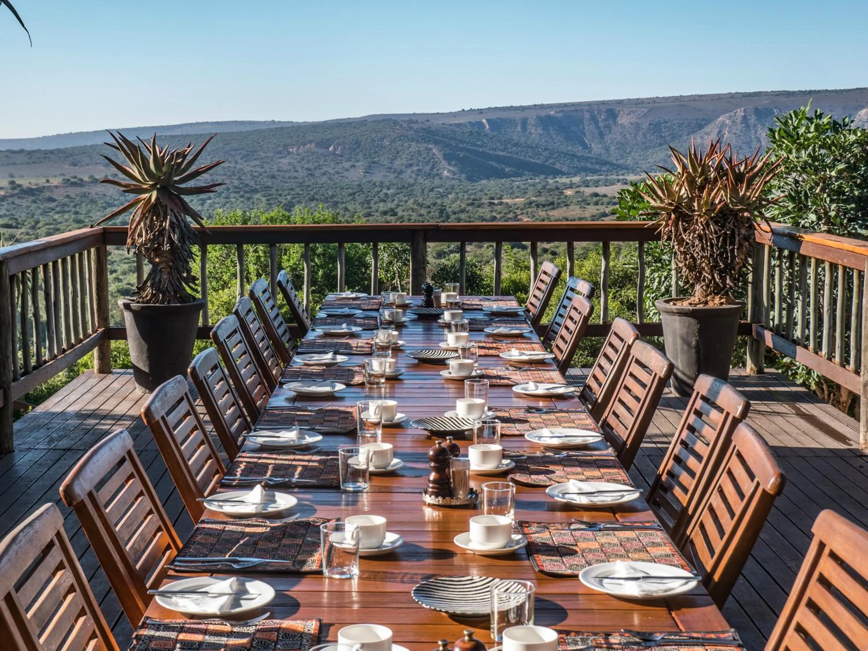 Restaurant/places to eat in Woodbury Lodge – Amakhala Game Reserve