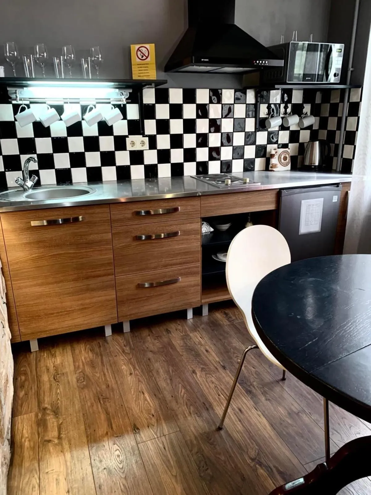 Kitchen or kitchenette in Aparthotel