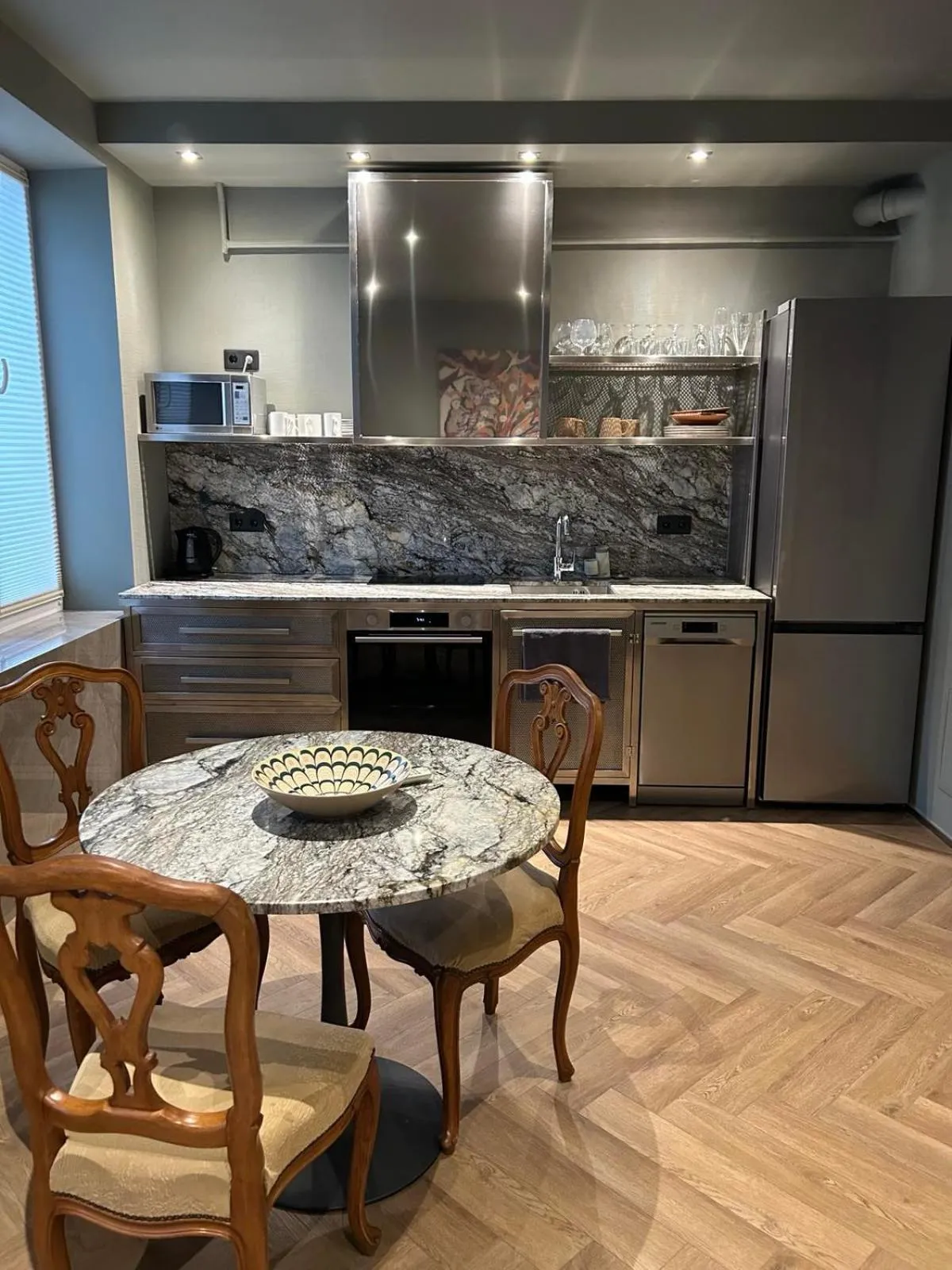 Kitchen or kitchenette in Aparthotel