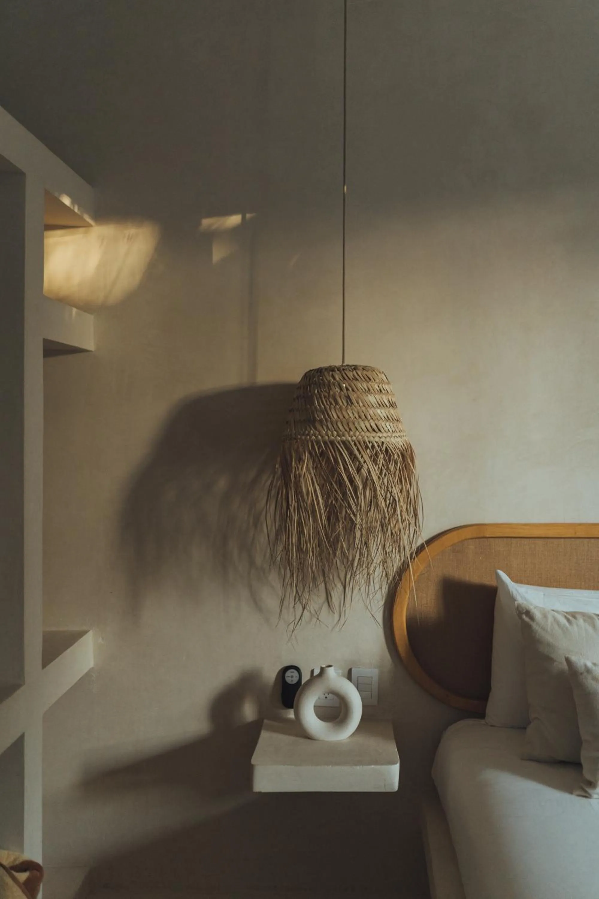 Bed in Casa Peregrino Holbox