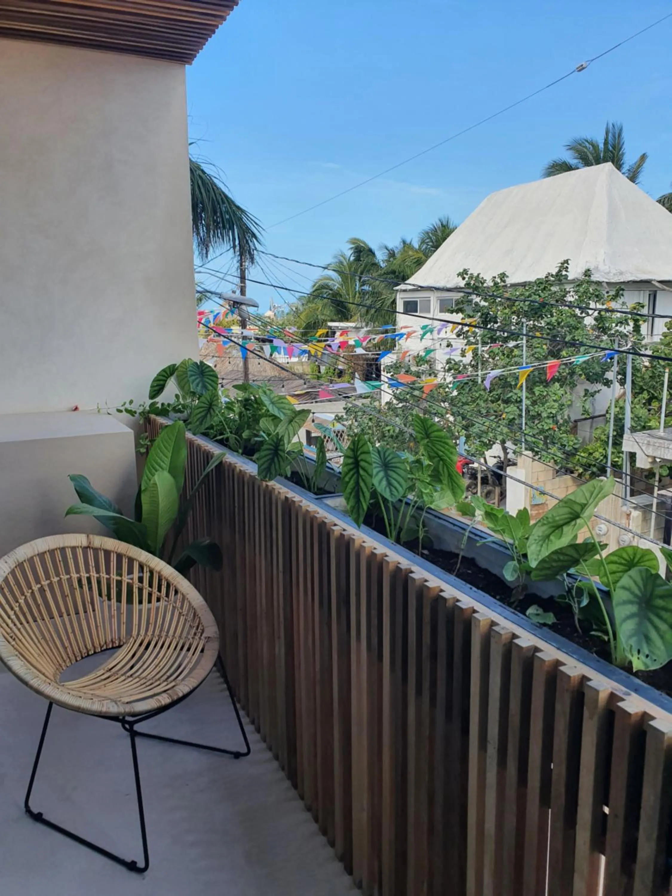 Balcony/Terrace in Casa Peregrino Holbox