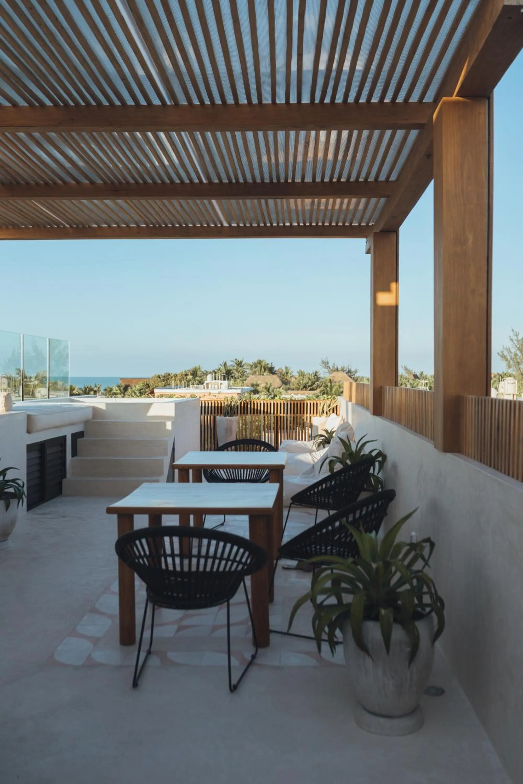 Balcony/Terrace in Casa Peregrino Holbox