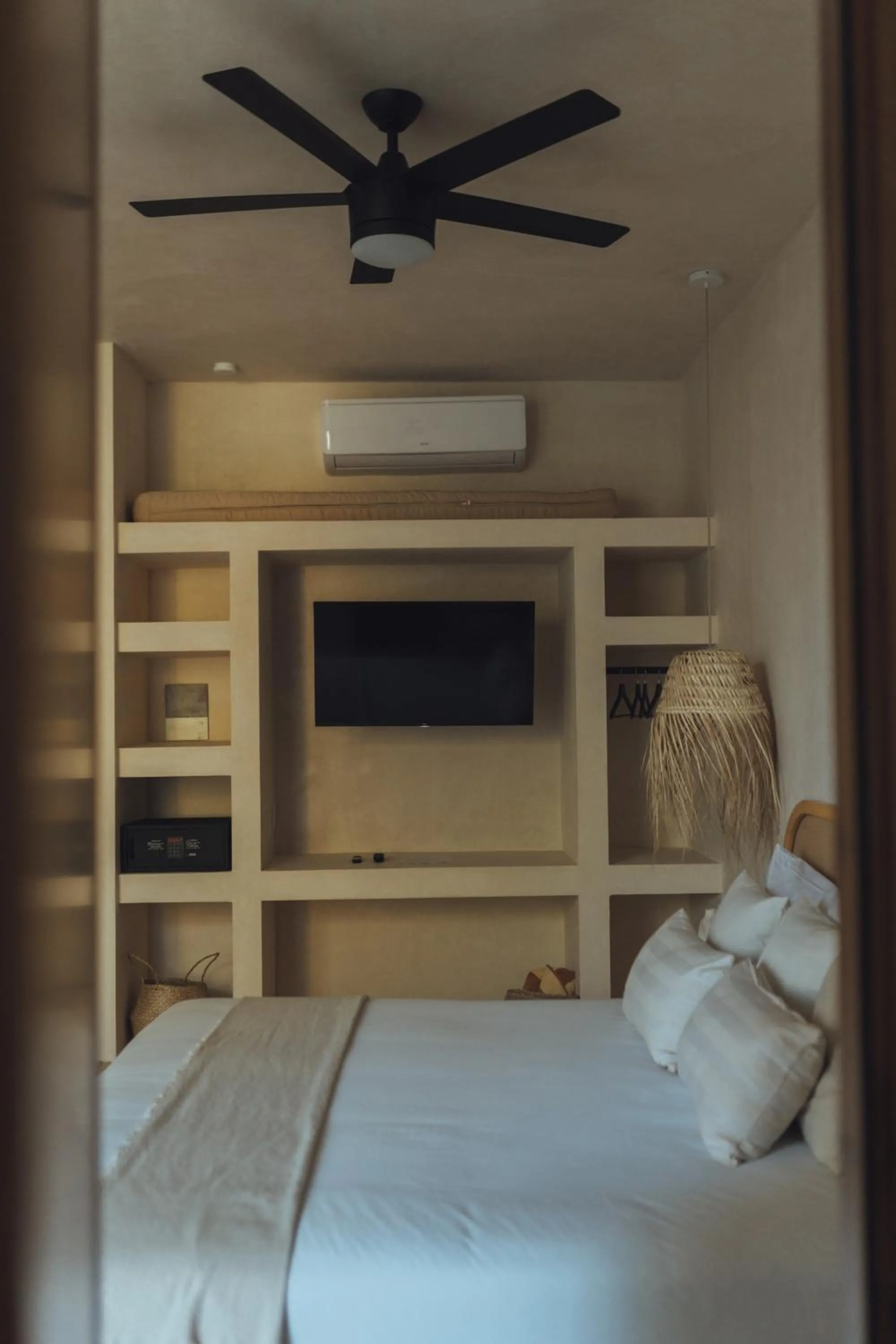 Bed in Casa Peregrino Holbox