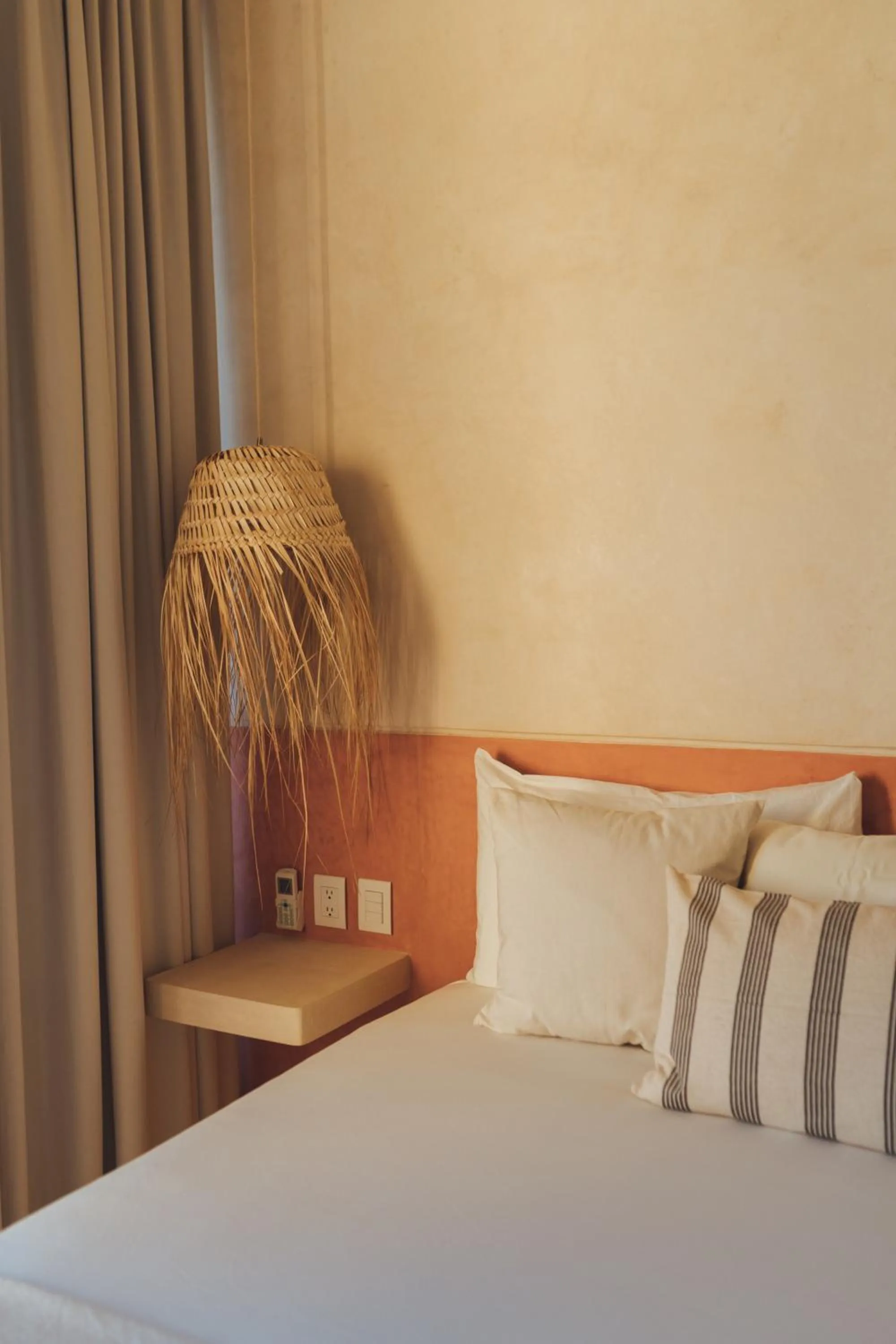 Bed in Casa Peregrino Holbox