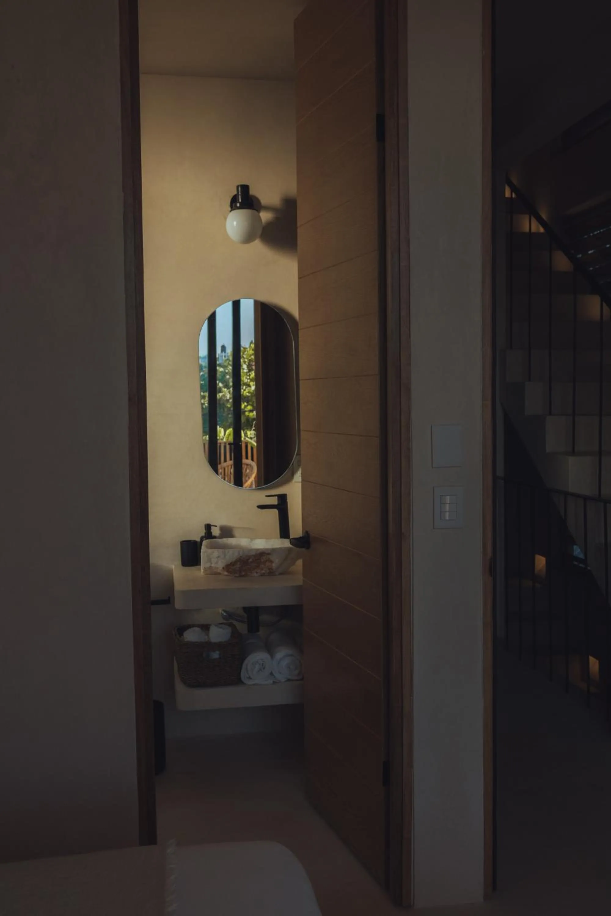 Toilet in Casa Peregrino Holbox