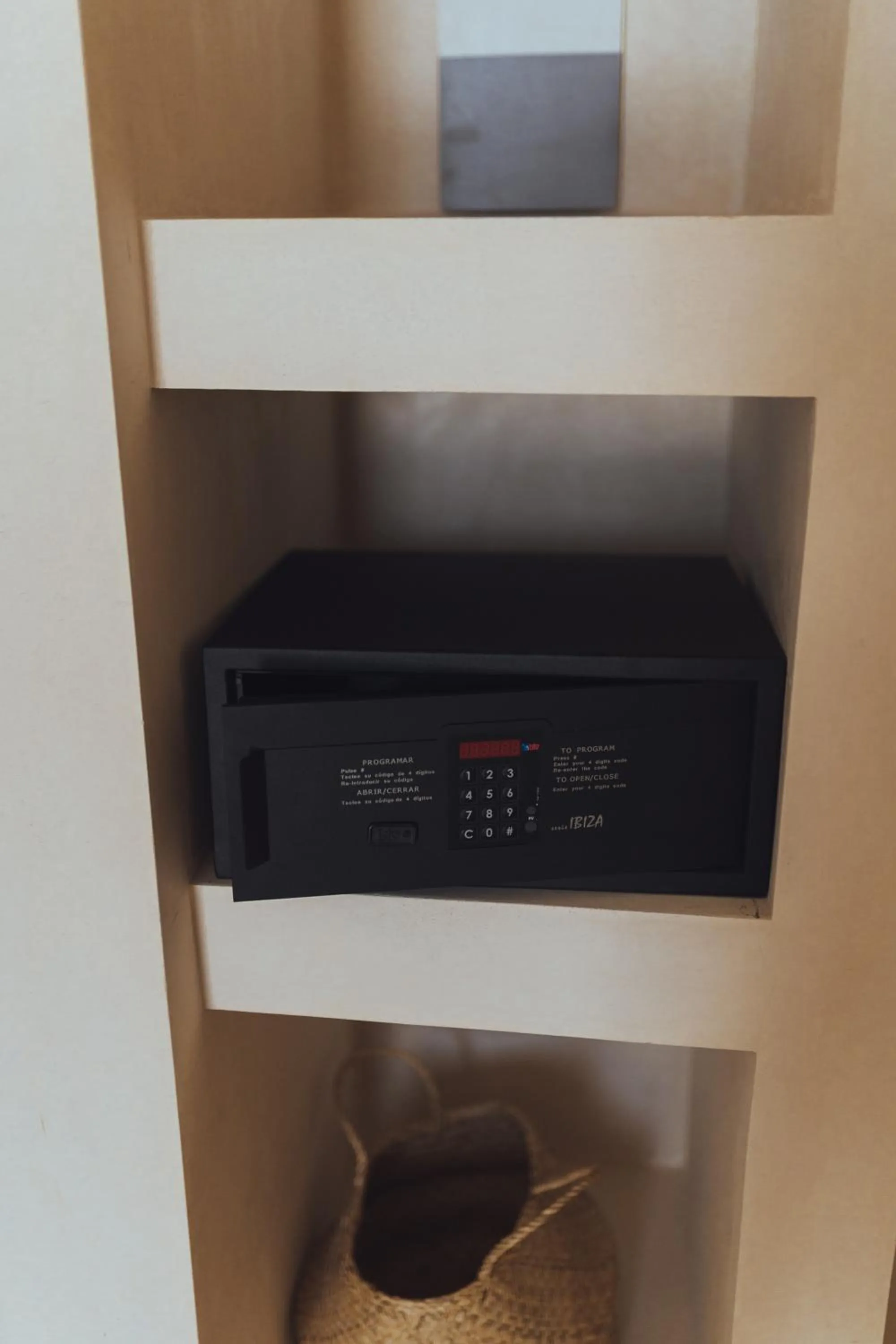 safe in Casa Peregrino Holbox