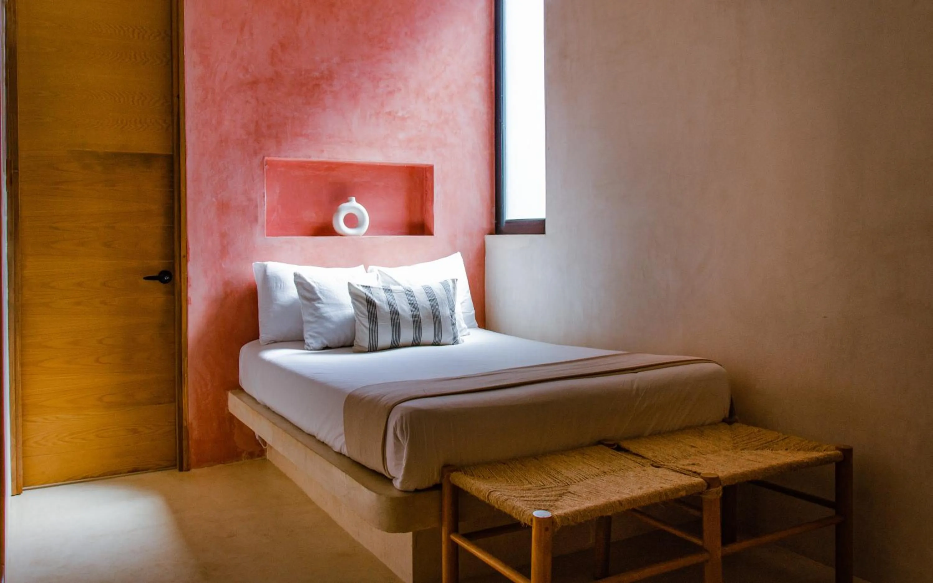 Bedroom, Bed in Casa Peregrino Holbox