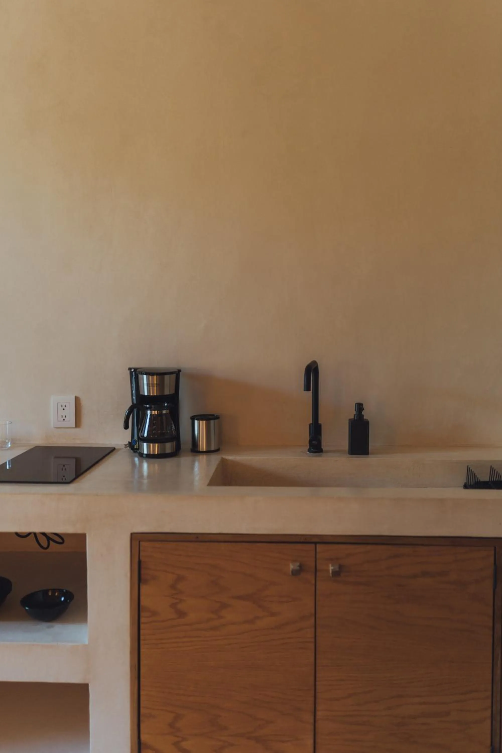 Kitchen or kitchenette in Casa Peregrino Holbox