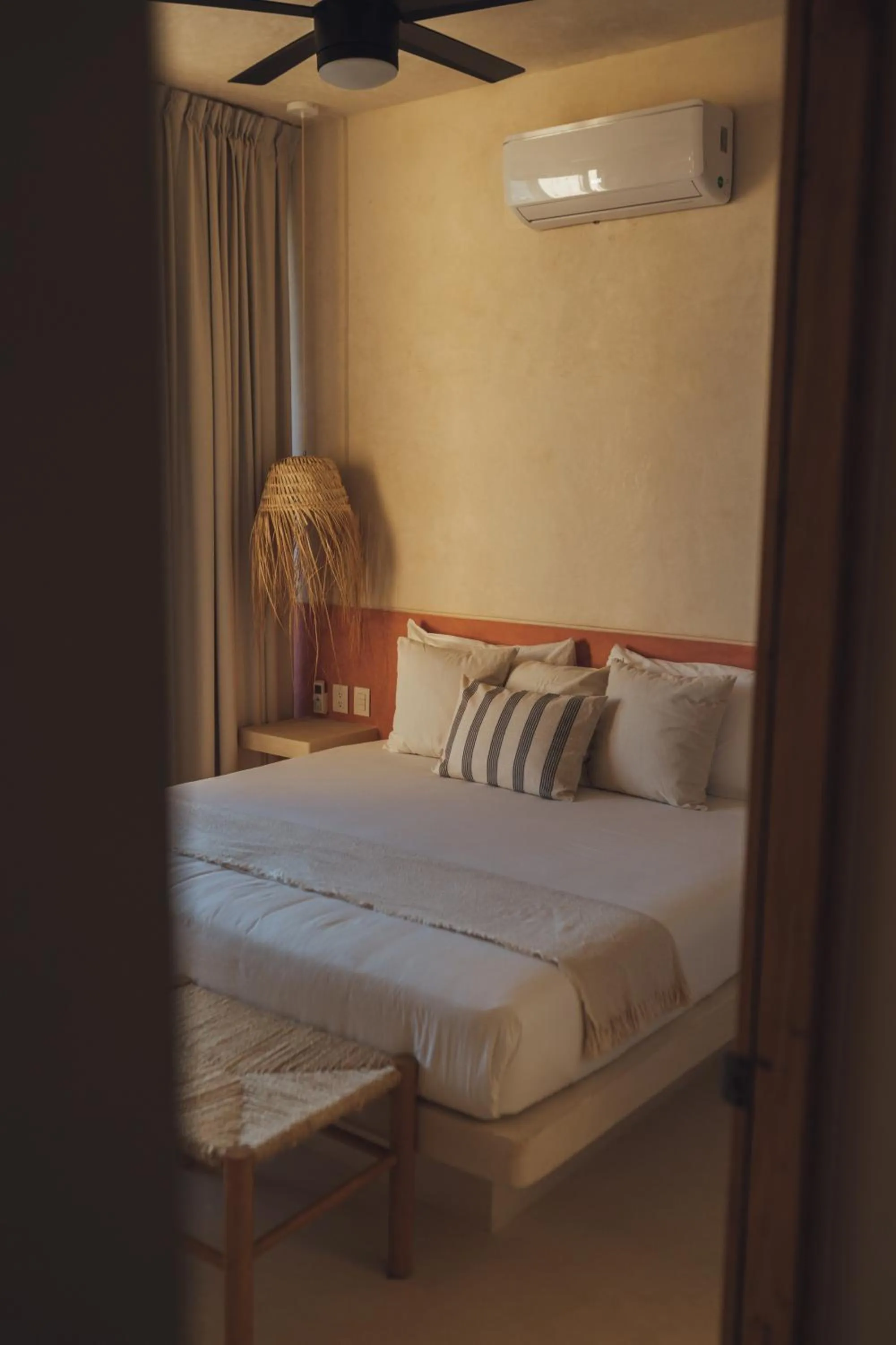 Bedroom, Bed in Casa Peregrino Holbox