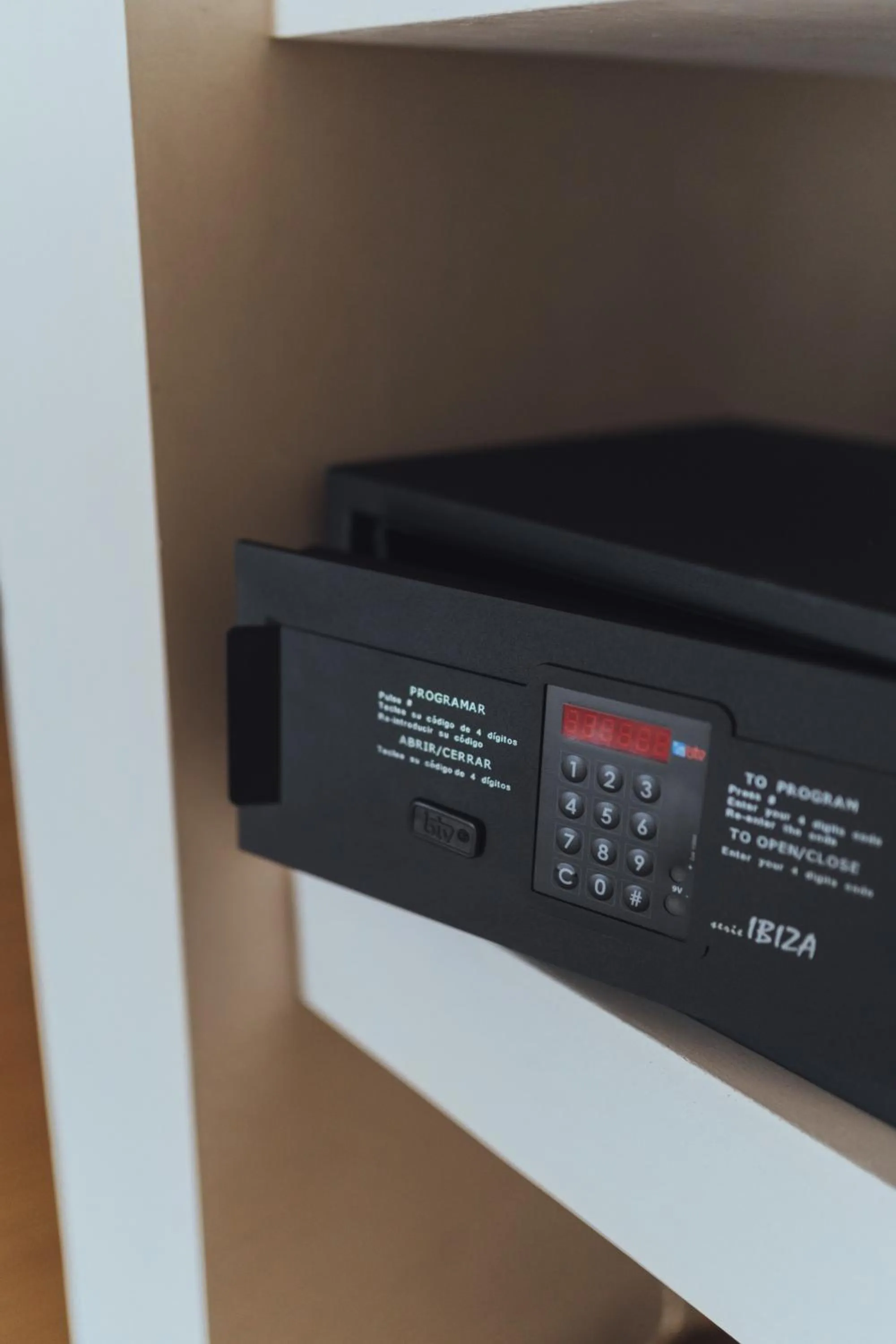 safe in Casa Peregrino Holbox