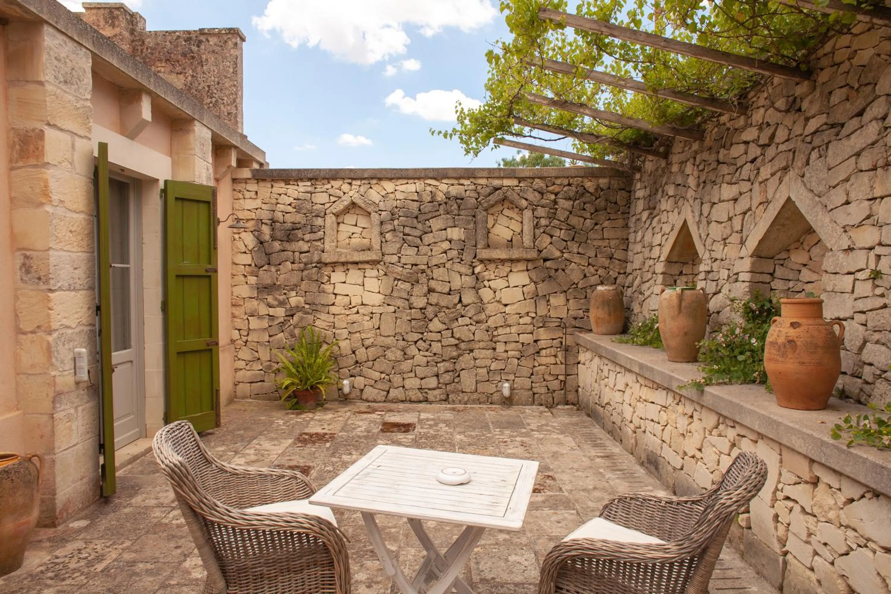 Patio in Naturalis Bio Resort