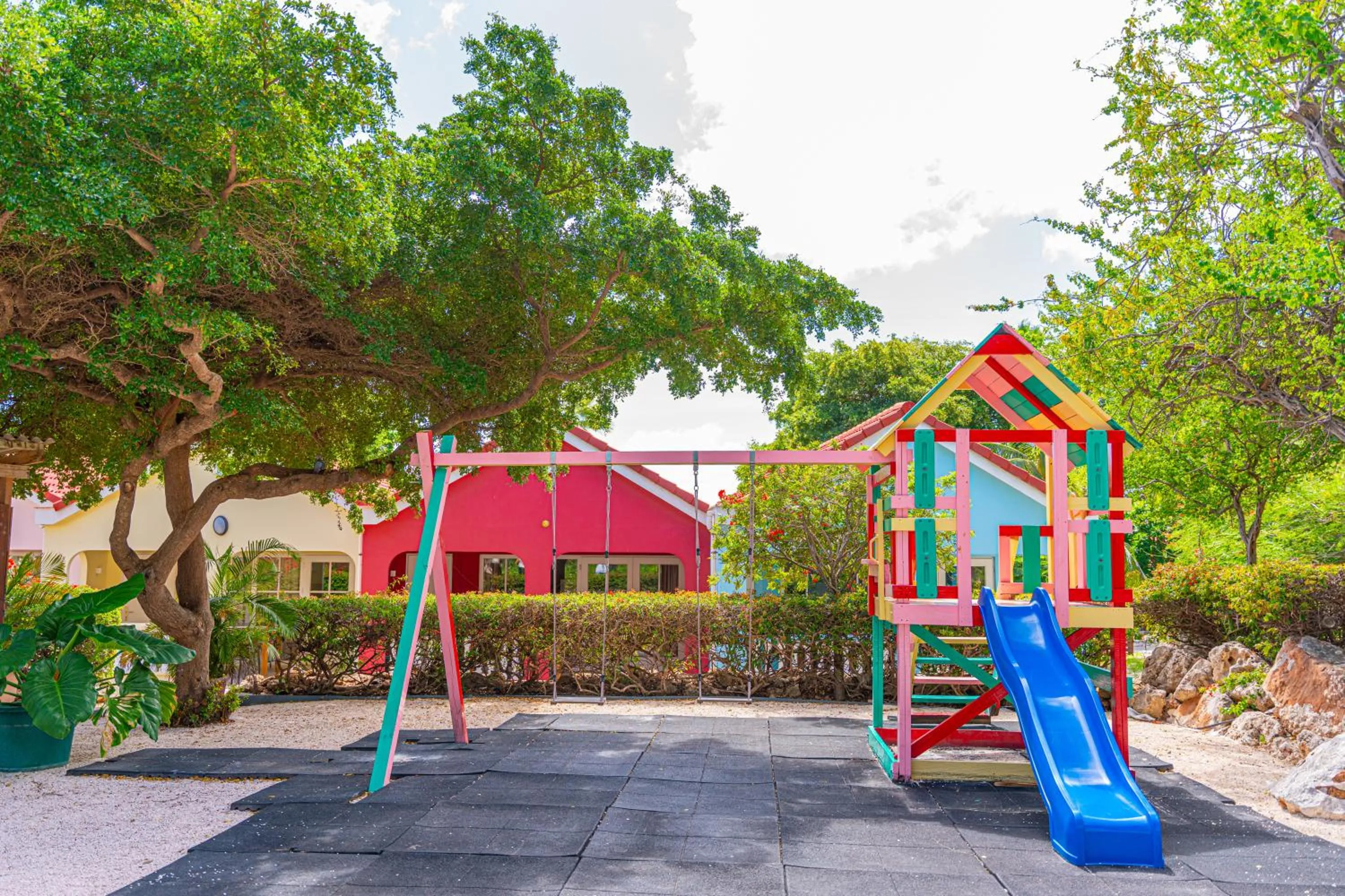 Children play ground in Livingstone Jan Thiel Resort