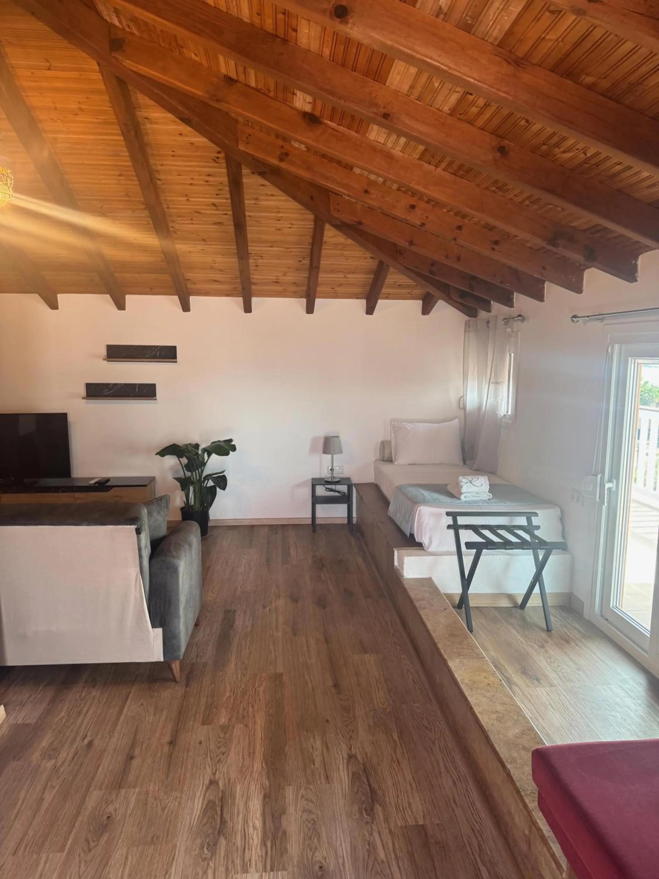 Bed in Regos Resort Hotel