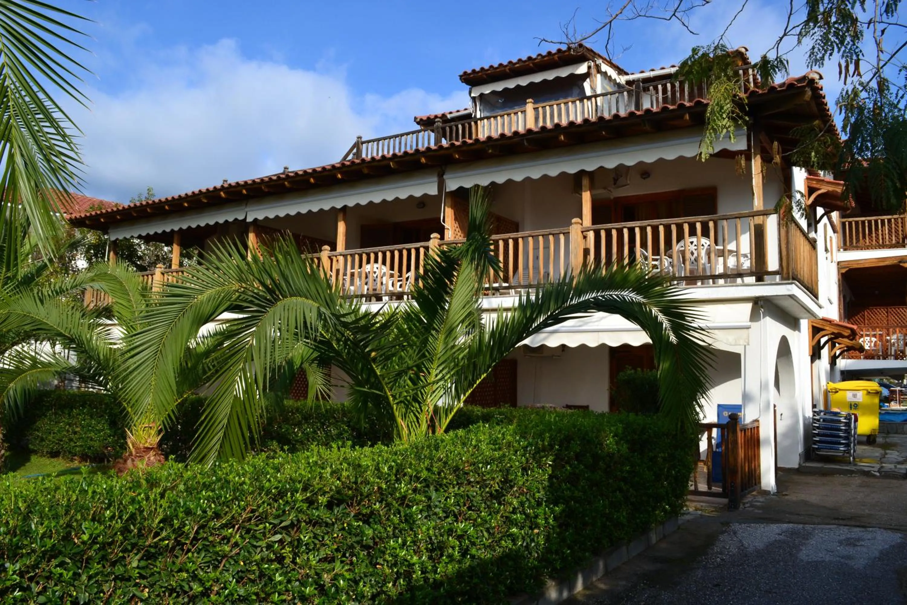 Garden view in Regos Resort Hotel