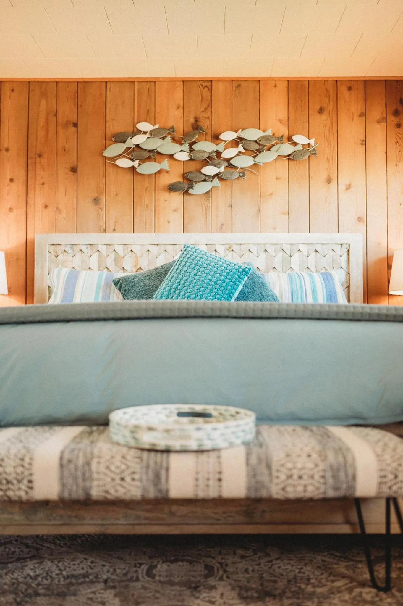 Bed in Dungeness Bay Cottages