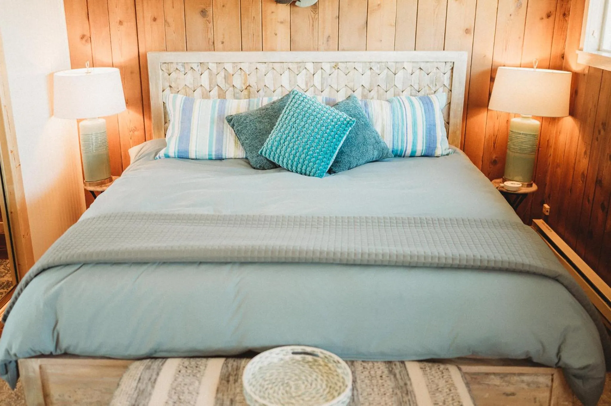Bed in Dungeness Bay Cottages