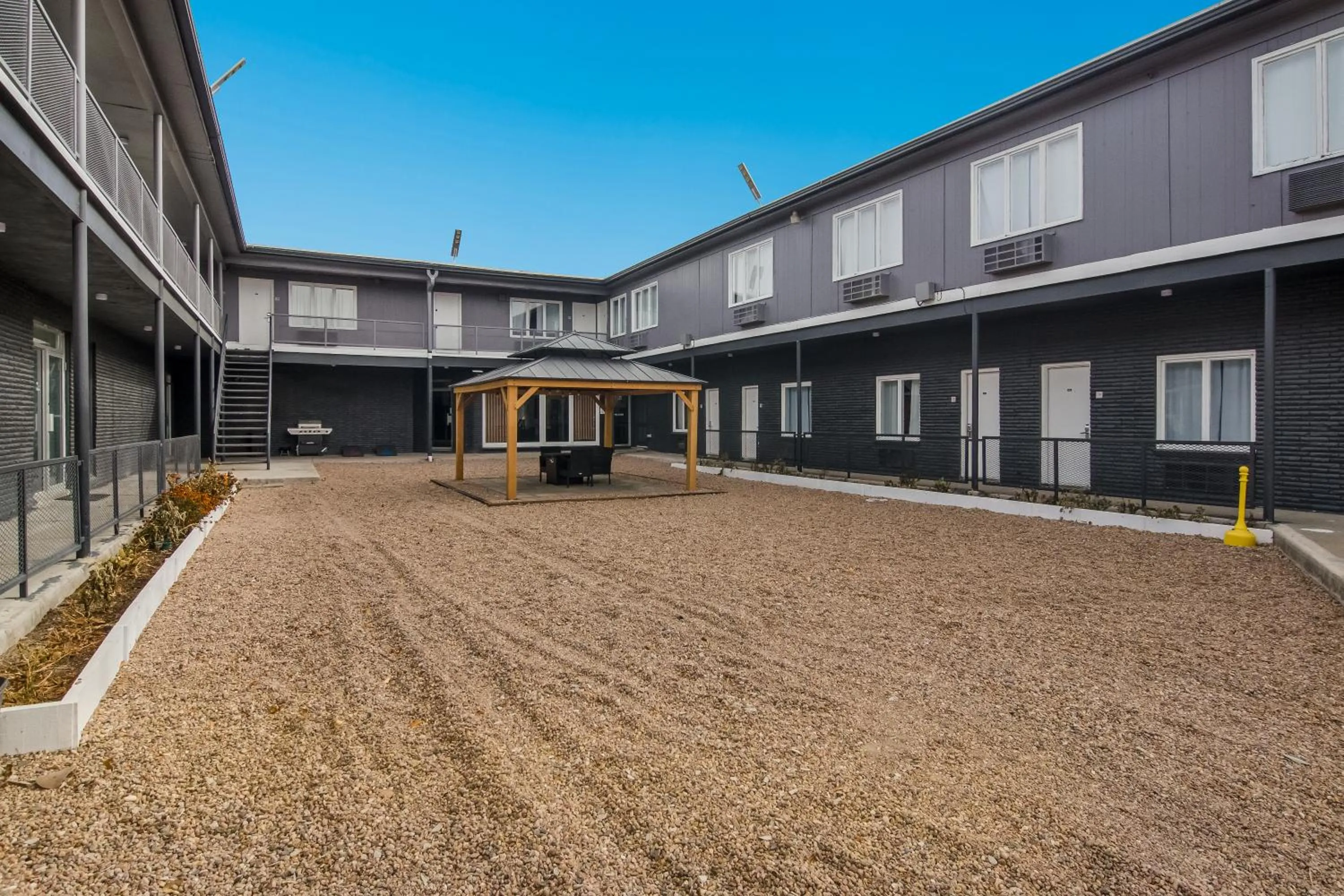 Property building in Rodeway Inn & Suites Sidney Historic Downtown I-80