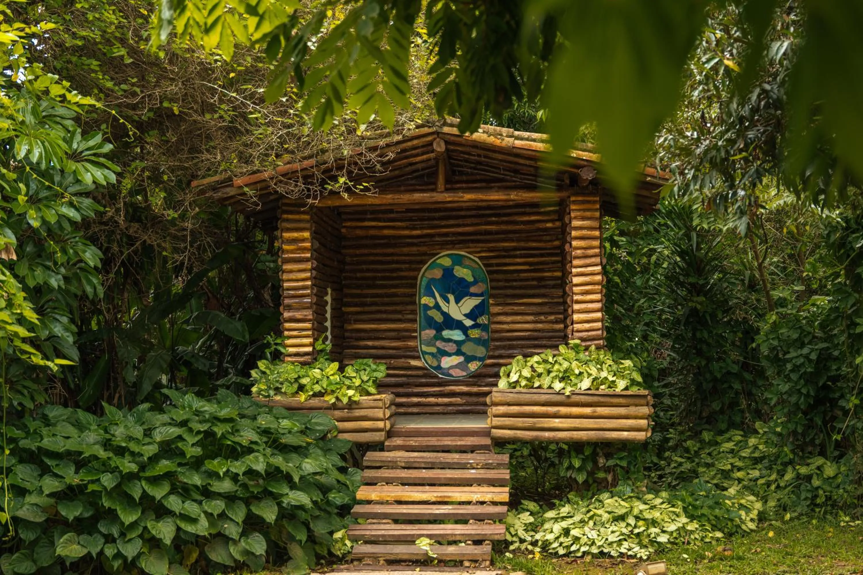 Garden in Grinbergs Village Hotel