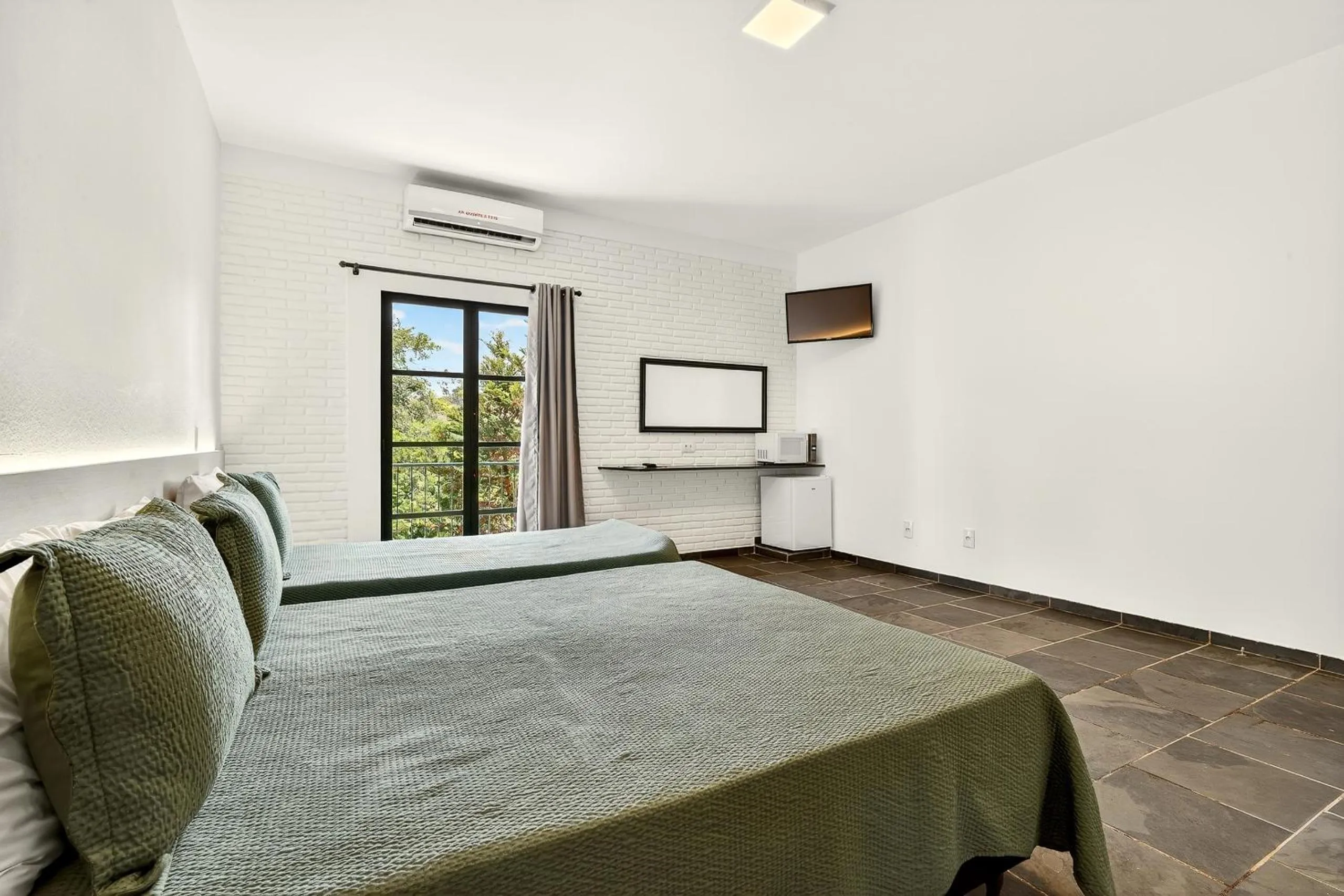 Photo of the whole room, Bed in Grinbergs Village Hotel