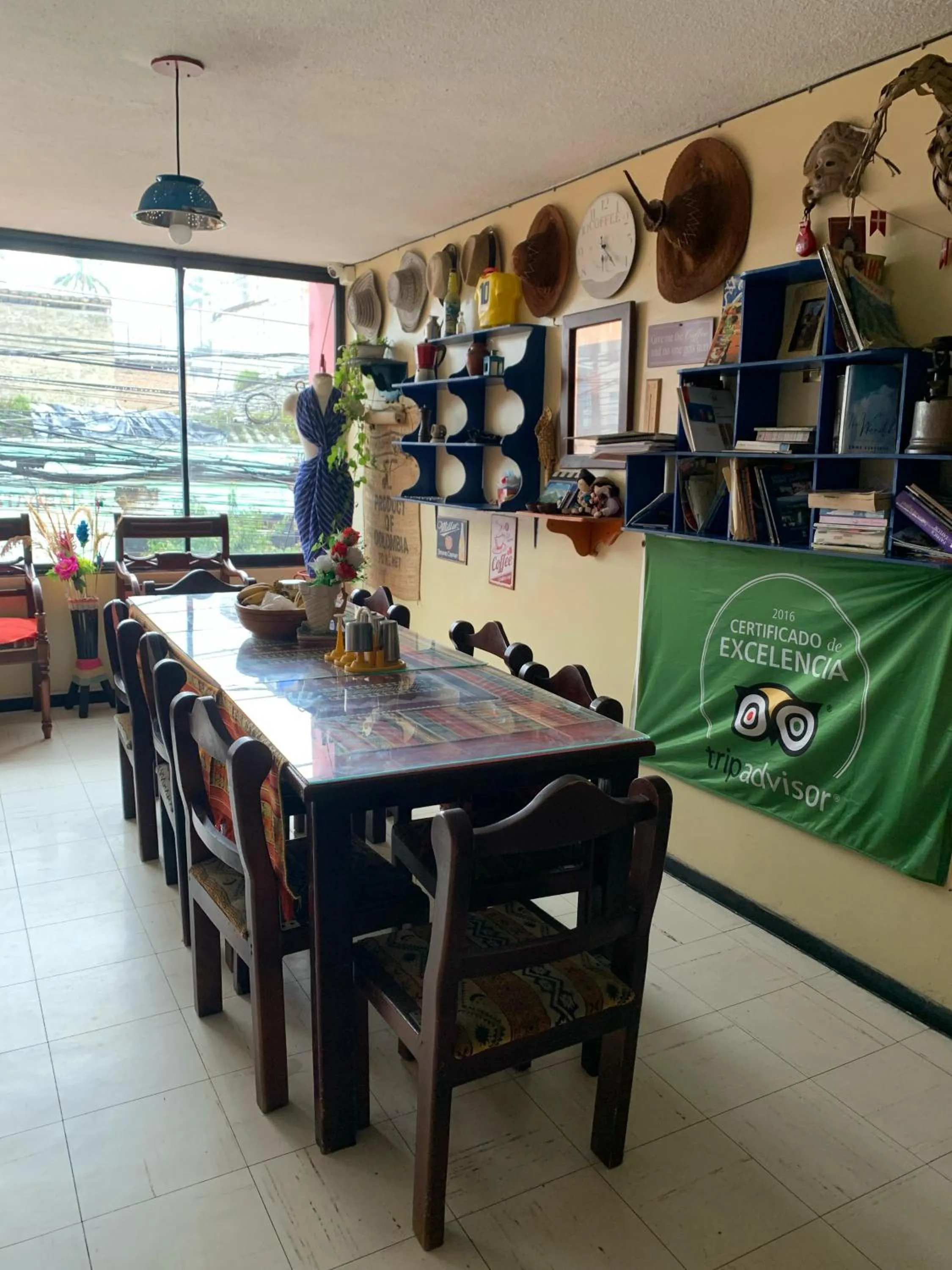 Dining area in Flying Donkey