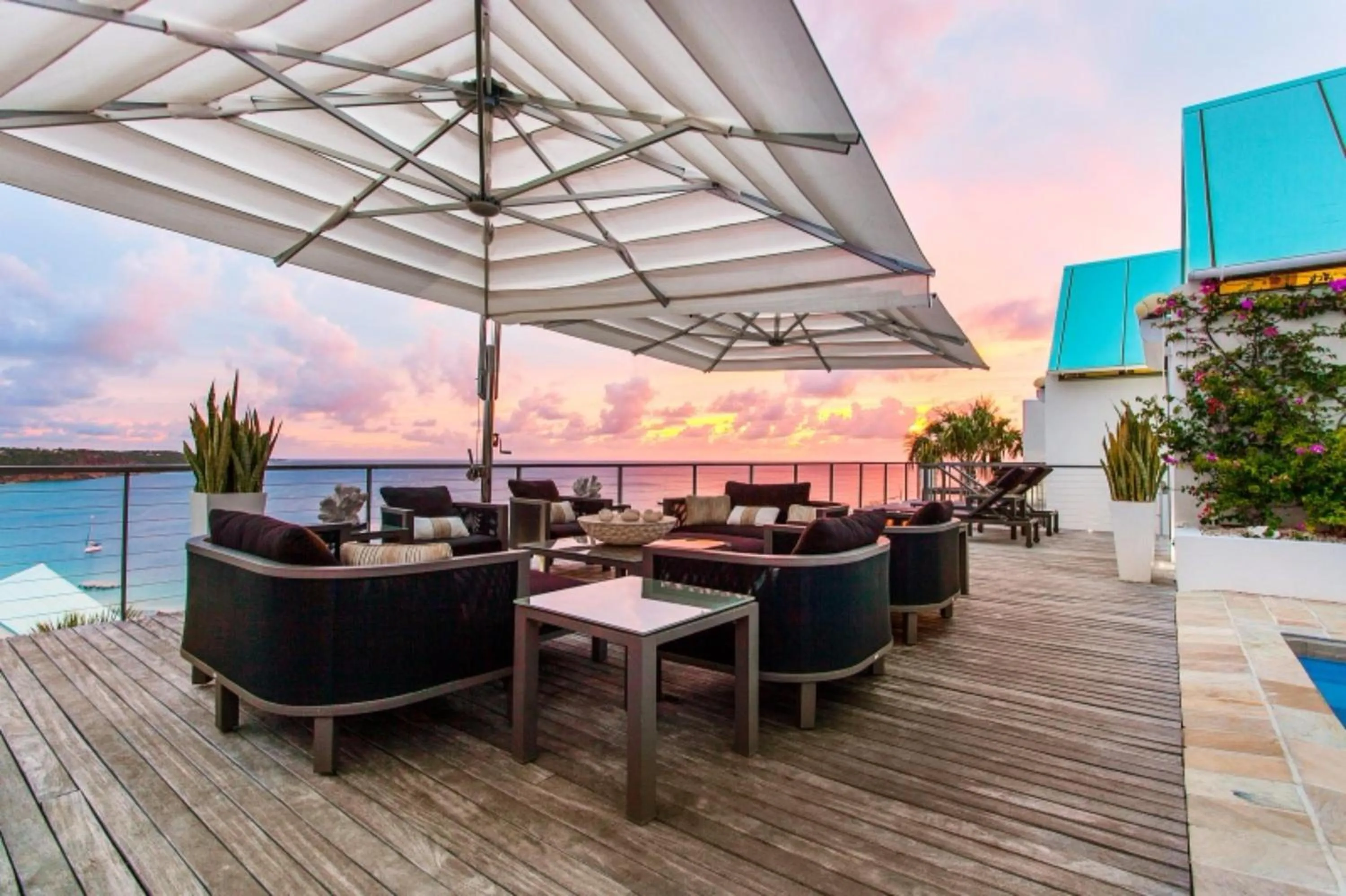 Patio in CeBlue Villas