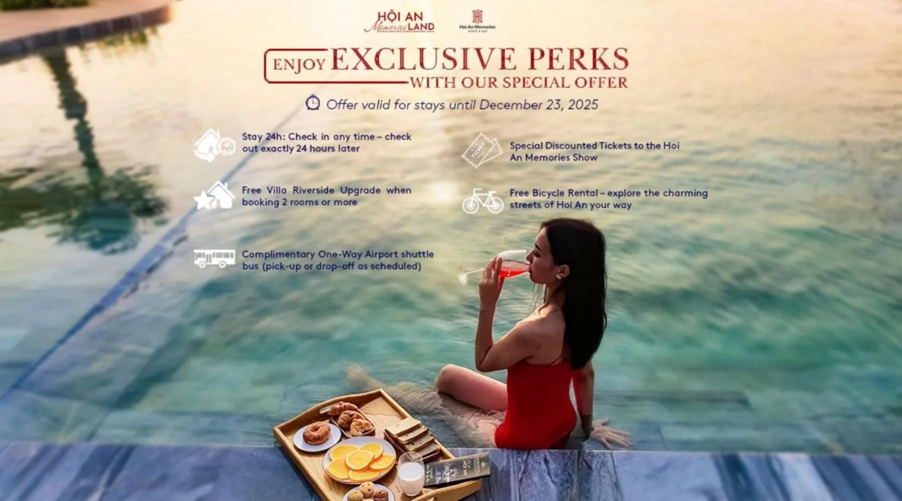 Swimming pool in Hoi An Memories Resort & Spa