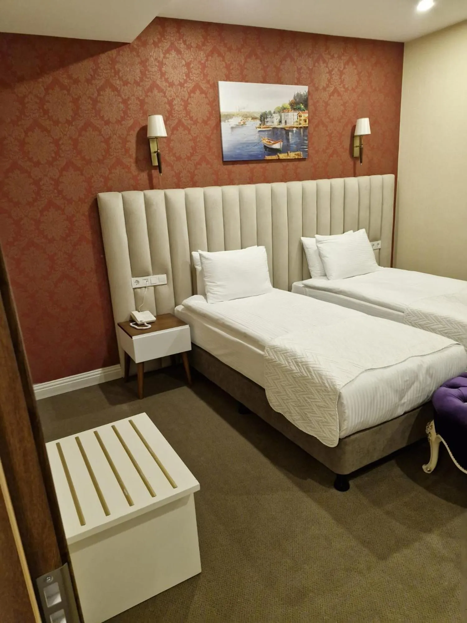 Bed in Mr BEYAZ HOTEL