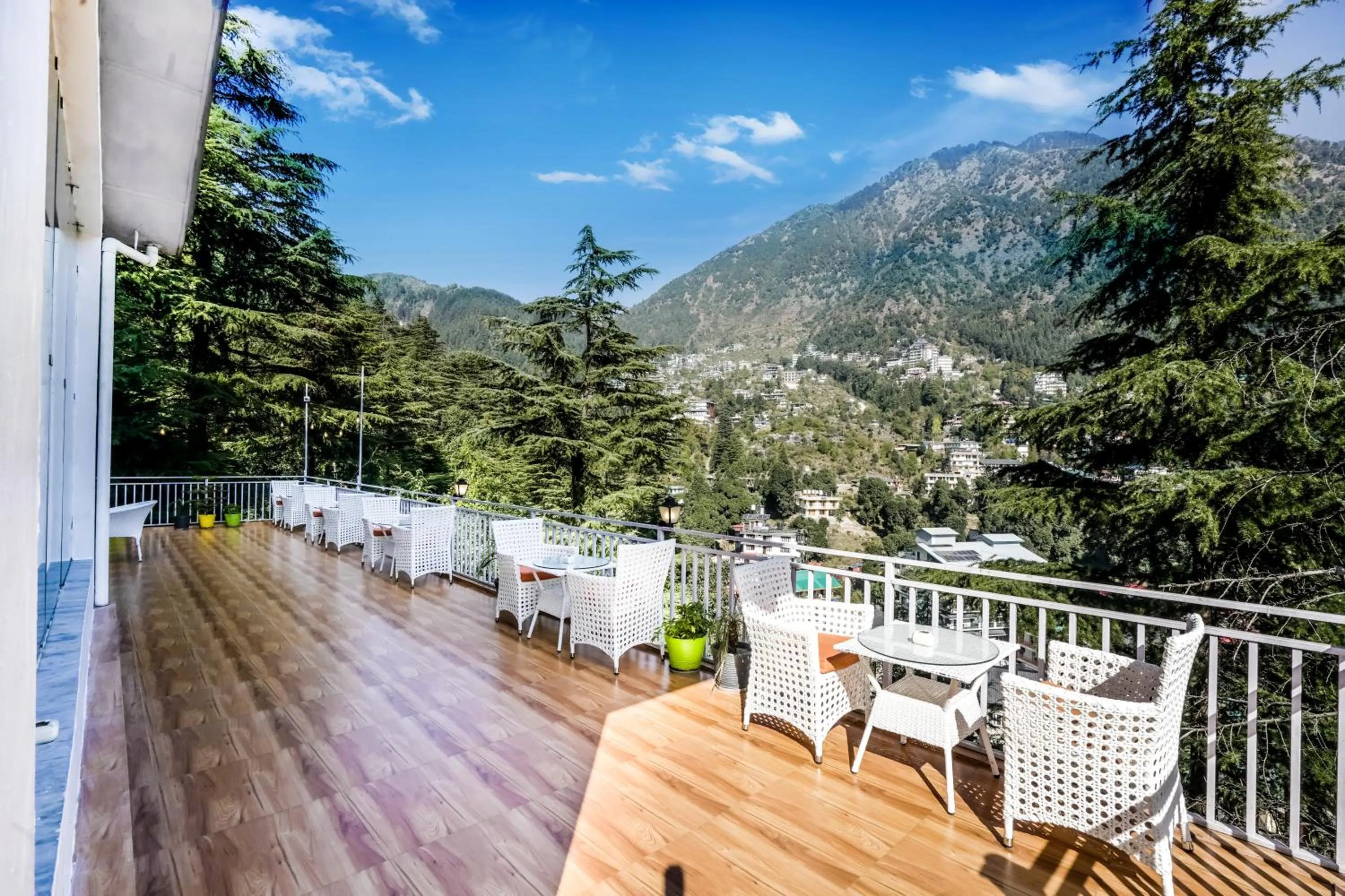 Patio in The Bunksters Mcleodganj, Dharmkot