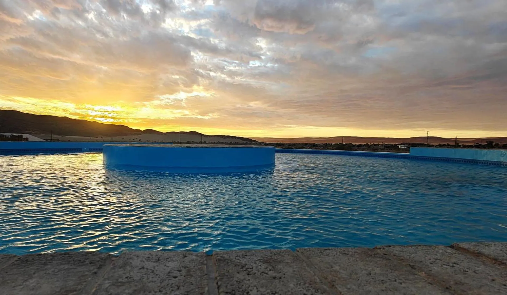 Swimming pool in Sossus Oasis Campsite