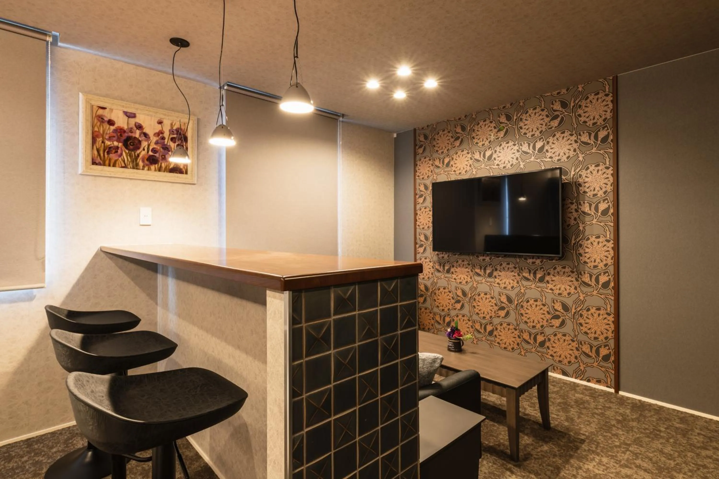 Seating area in GRAND BASE Urakami